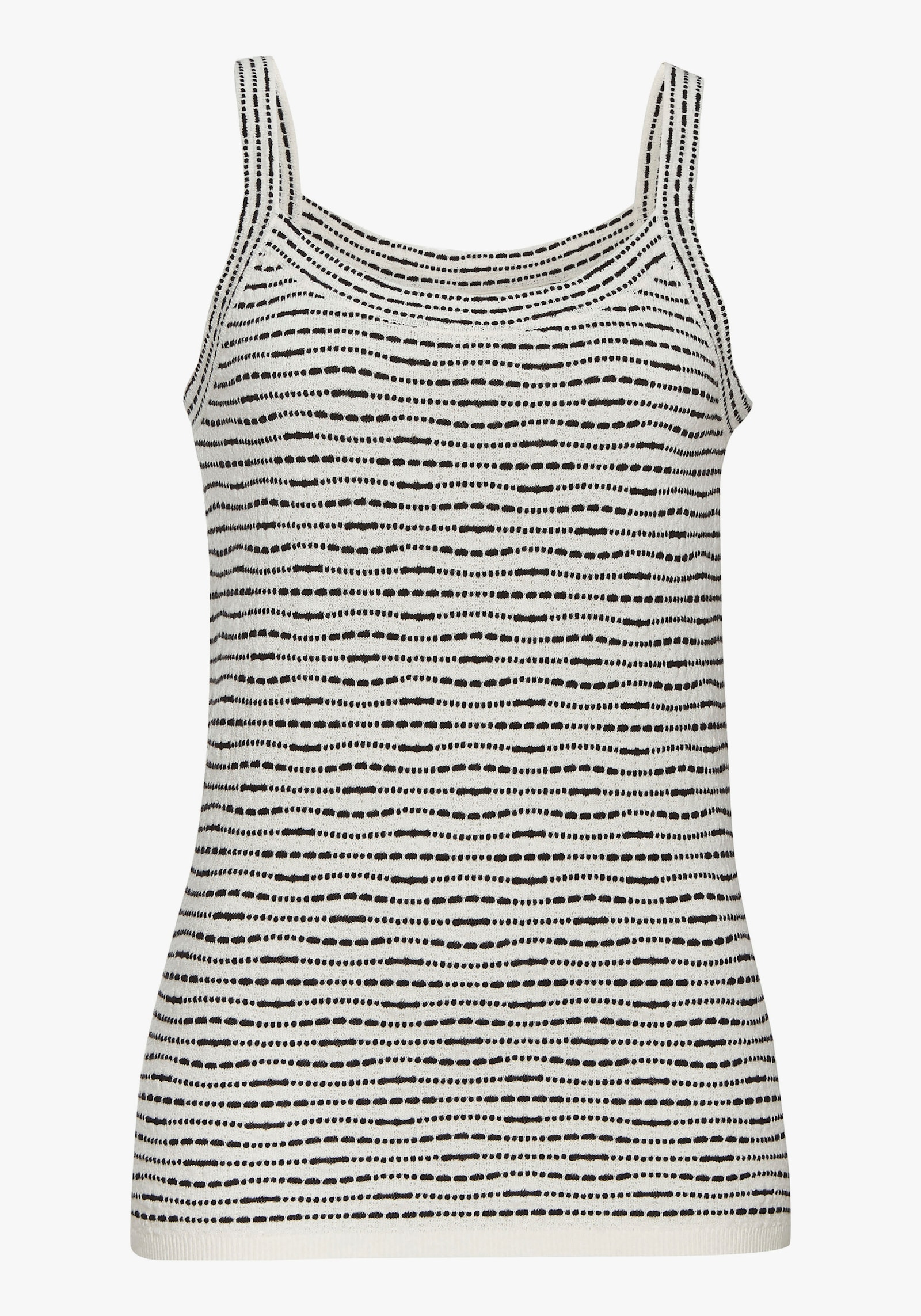 Vivance Stricktop - creme-schwarz