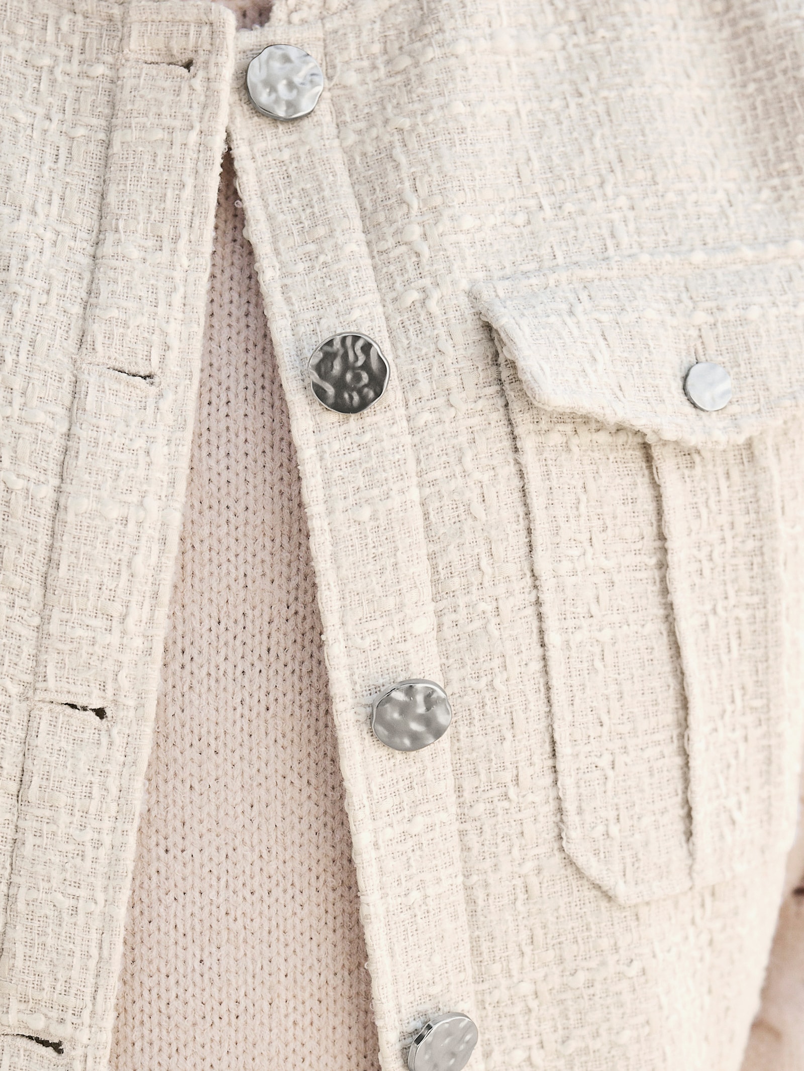 heine Weste Stehkragen - champagner