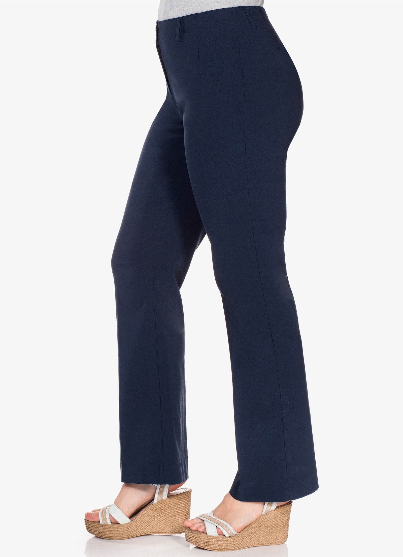 sheego Bengalinhose in gerader Form - marine