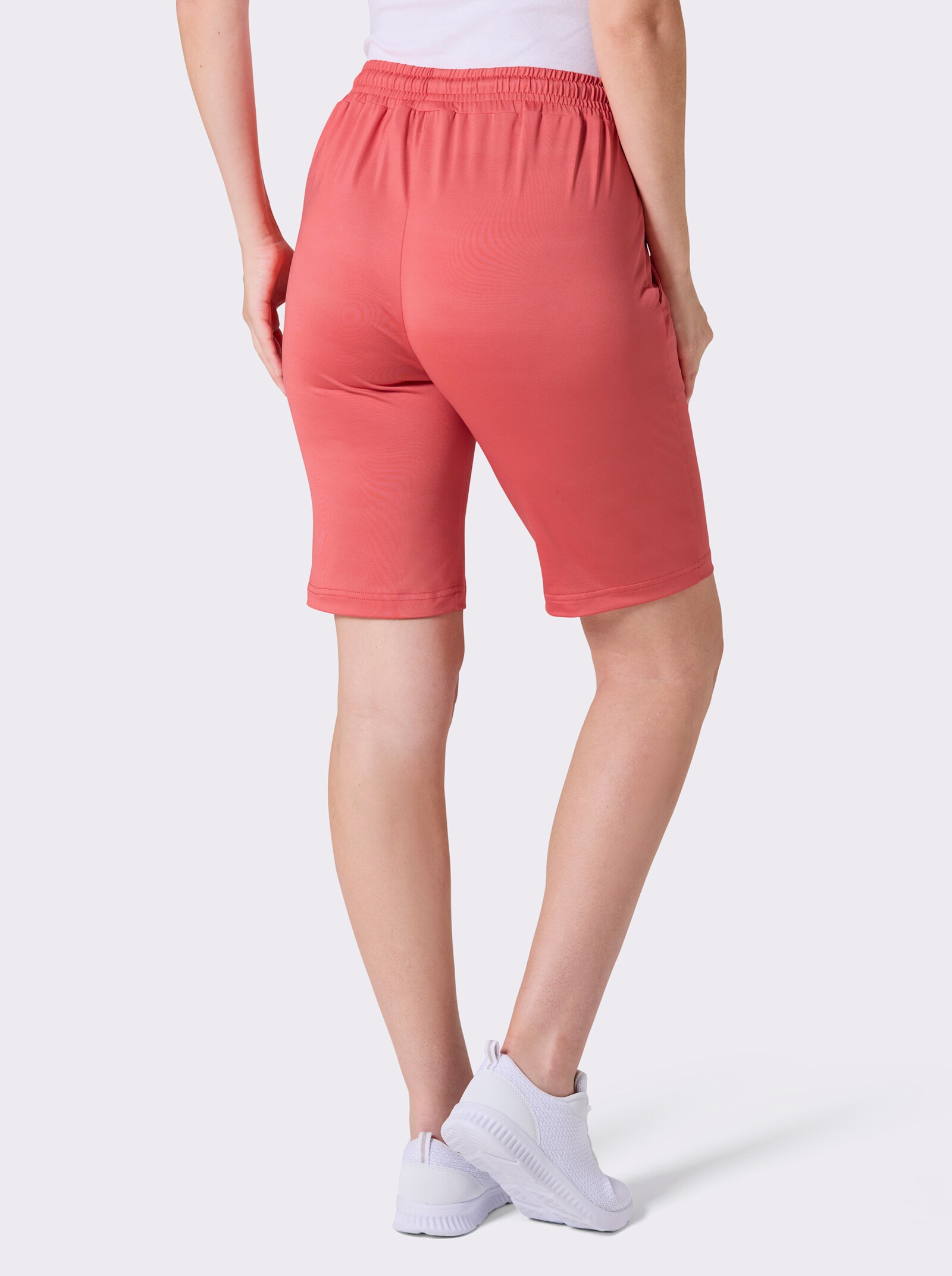 Catamaran Sports Funktionshose in Bermudas-Länge - koralle