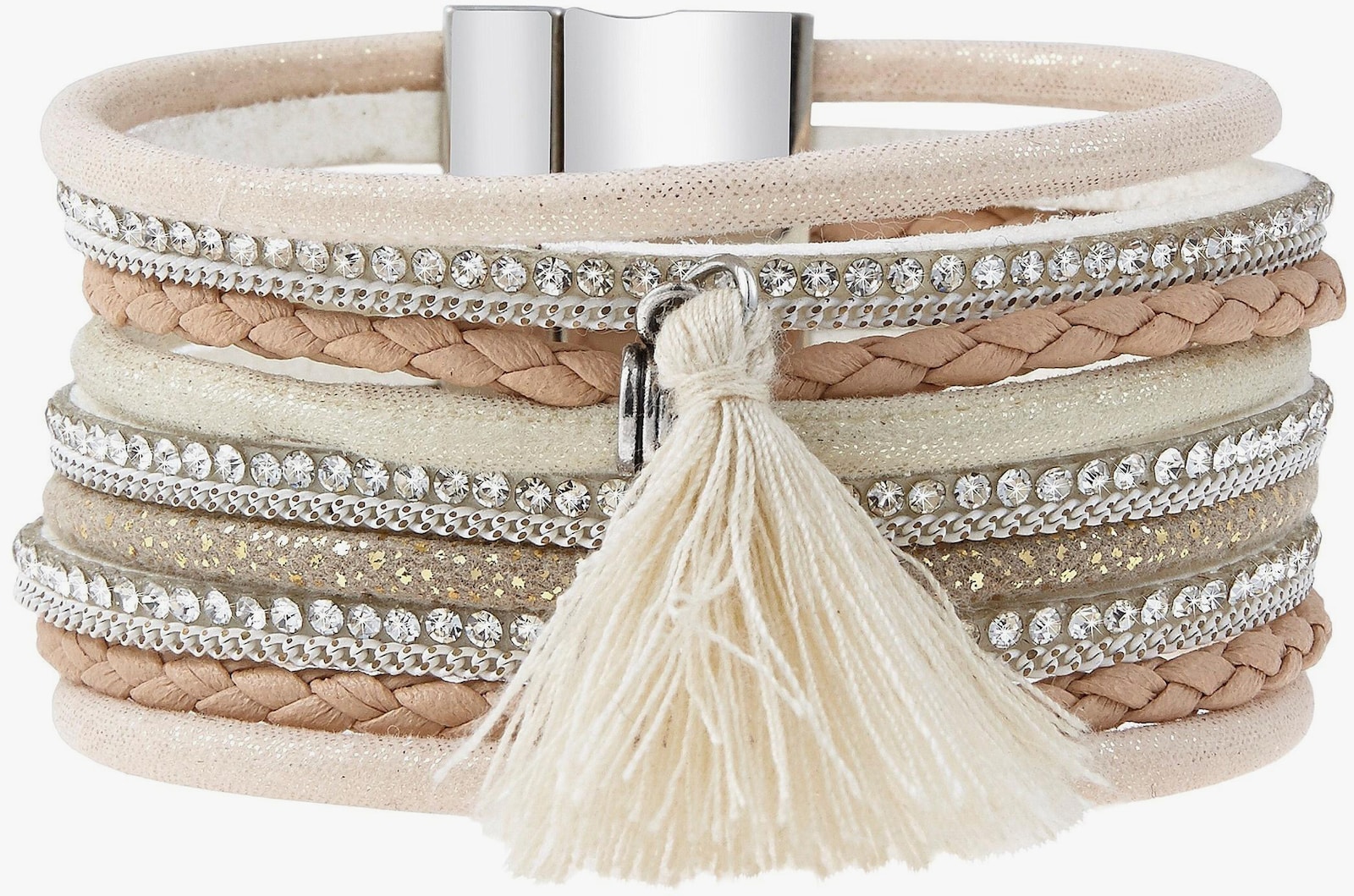 LASCANA Wickelarmband - altrosa-creme