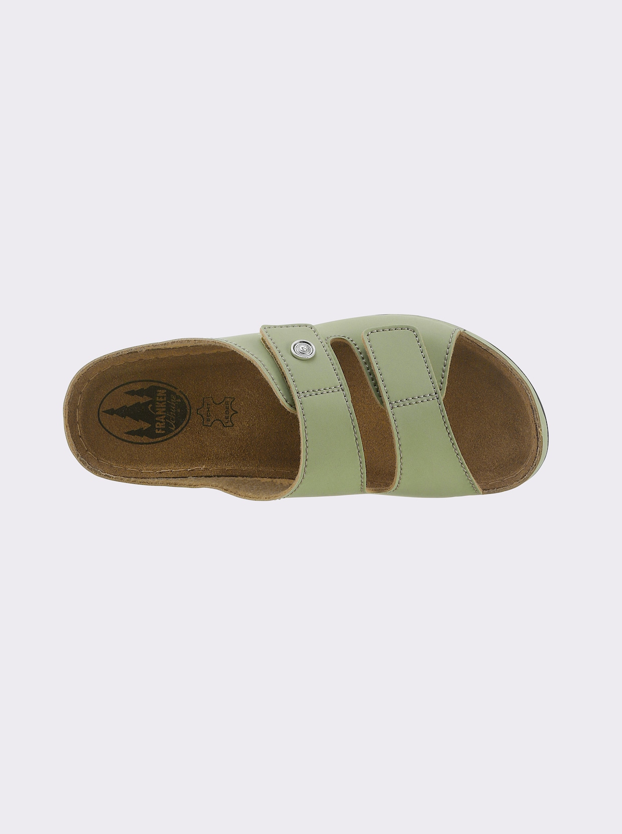 Franken Schuhe Slippers - pistache