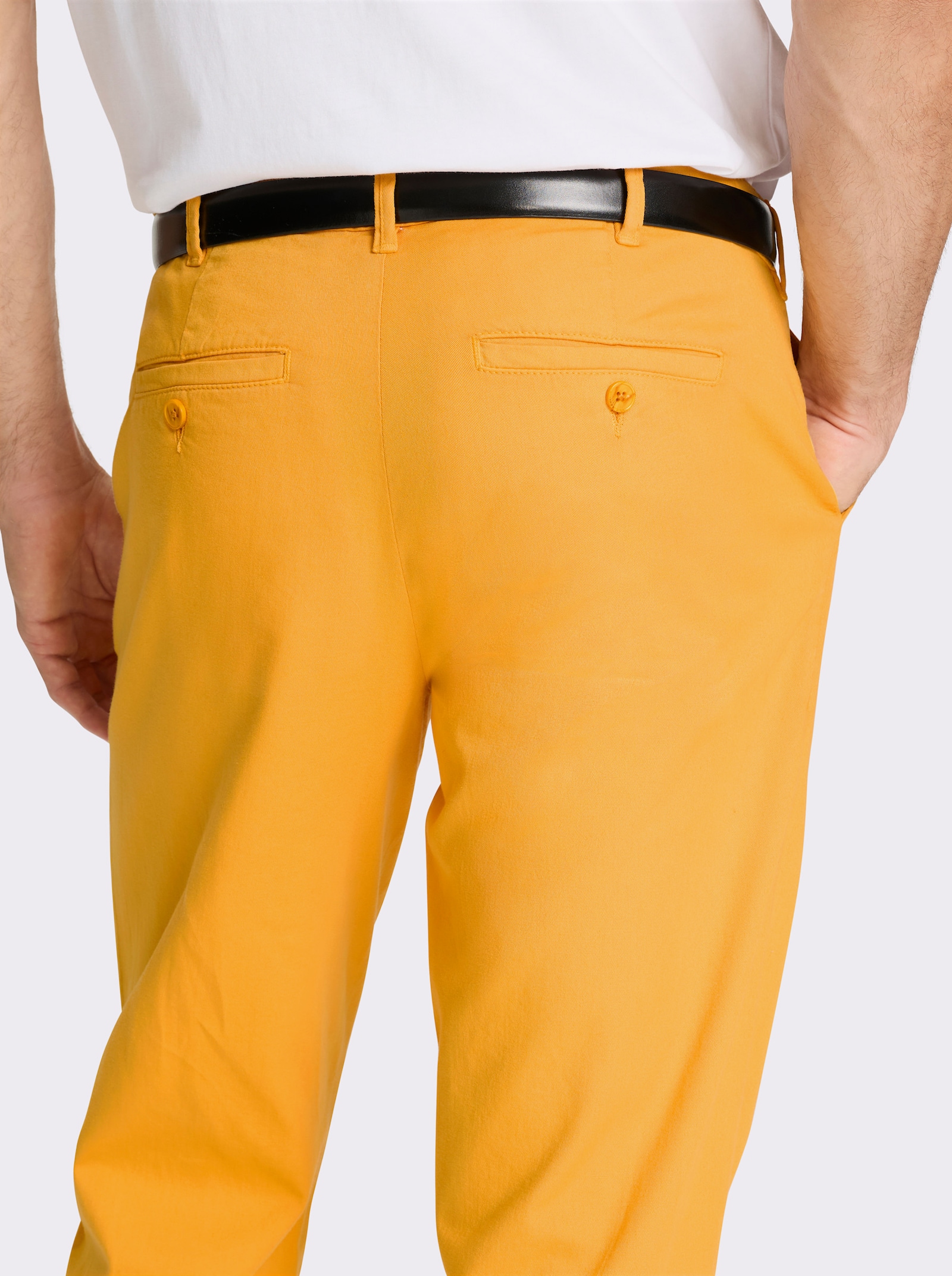 Catamaran Chinohose mit 2 eingearbeiteten Gesässtaschen - ocker