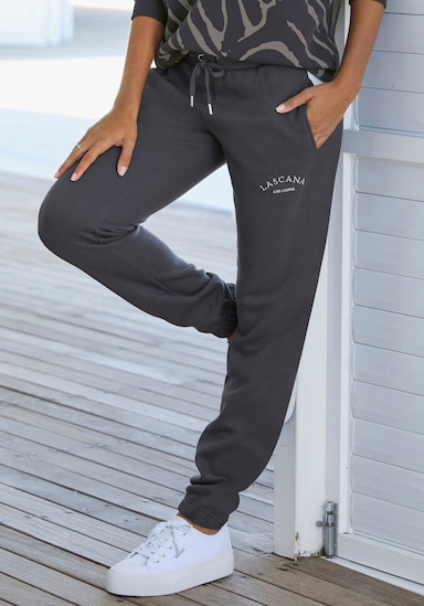 LASCANA Pantalon molletonné - anthracite