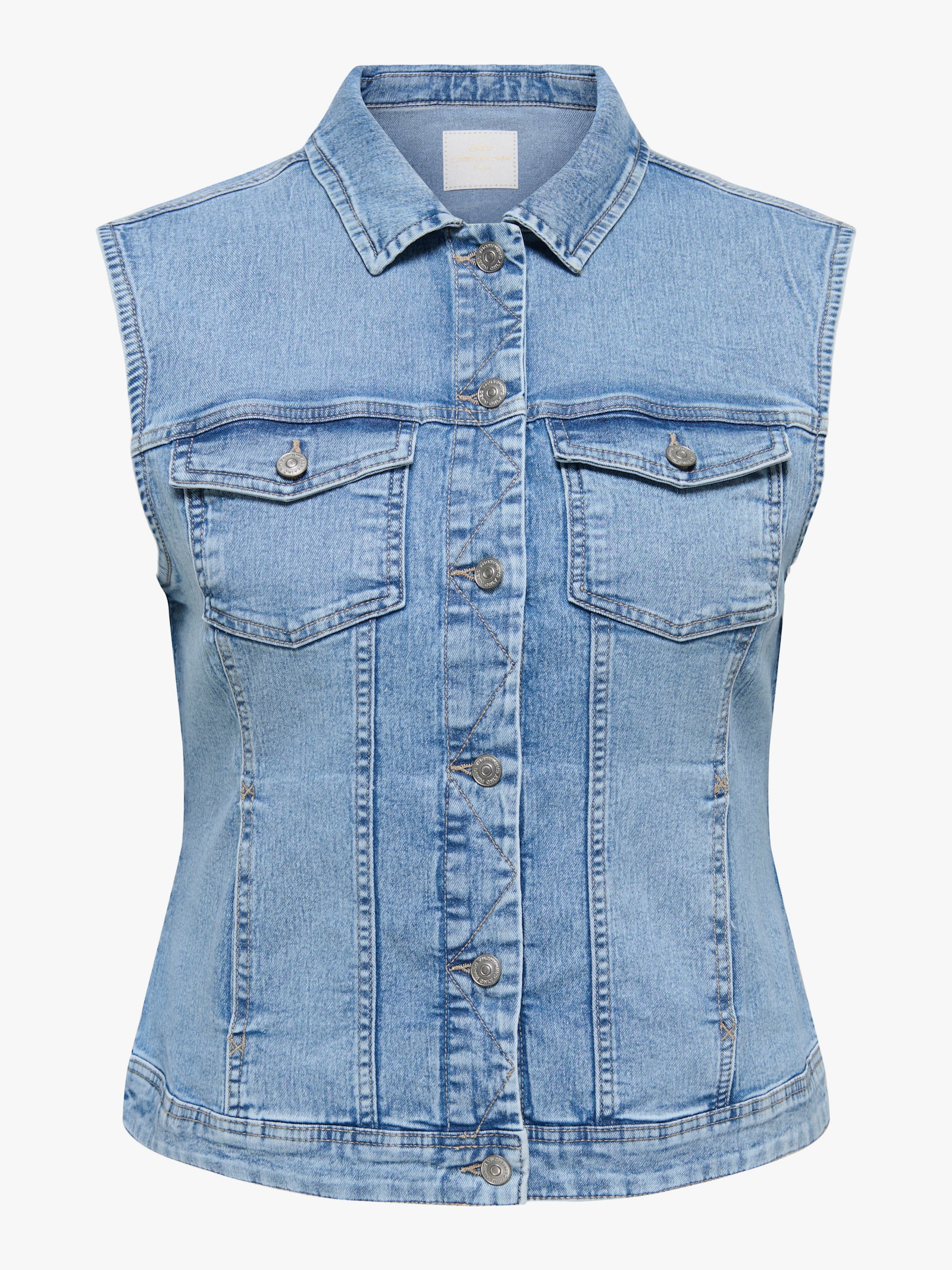ONLY CARMAKOMA Jeansweste - light blue denim