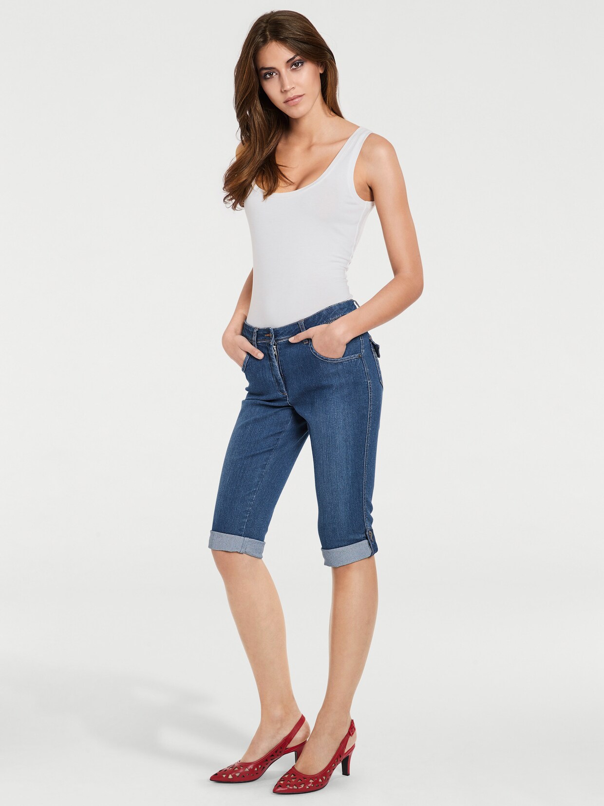 heine Capri-jeans - blue stone