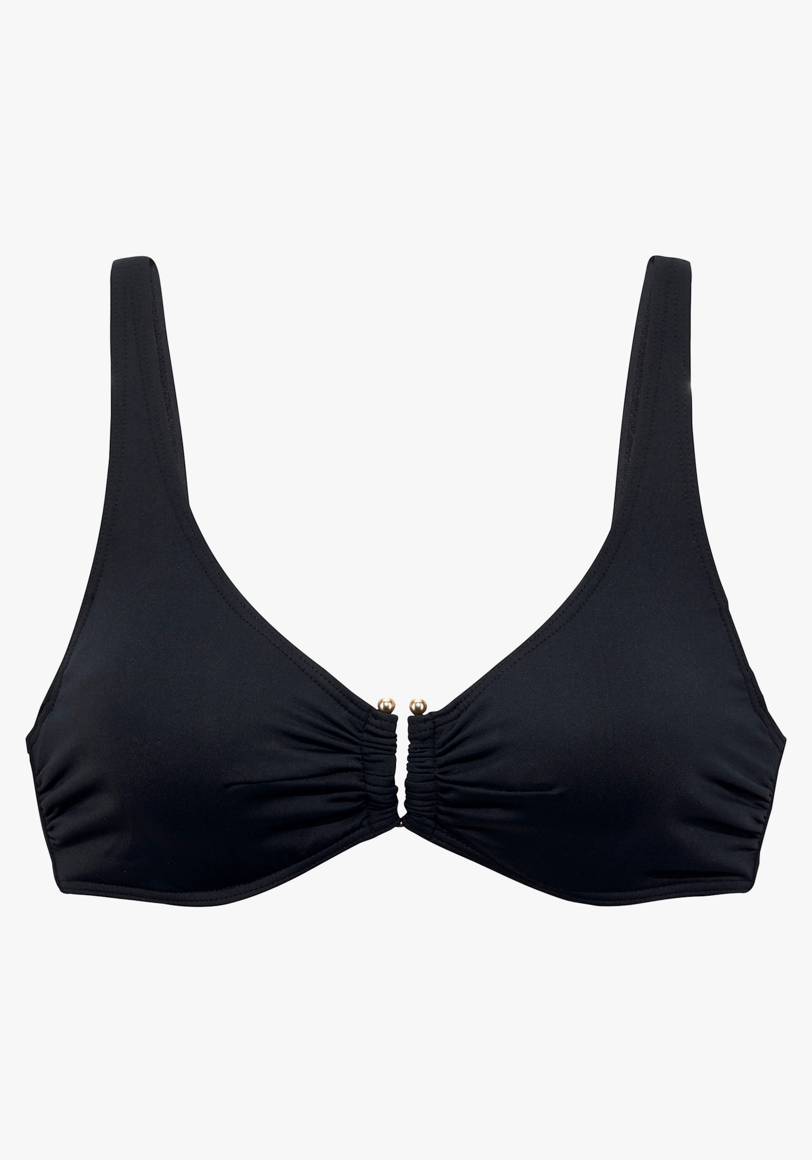LASCANA Bügel-Bikini-Top - schwarz
