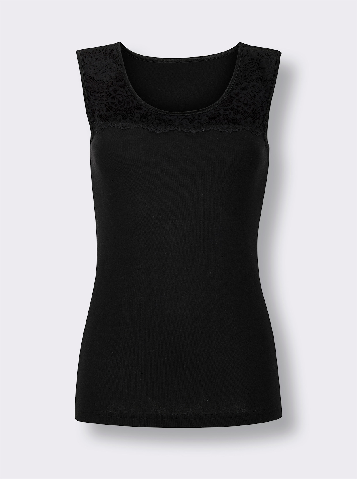 wäschepur Blazershirt - schwarz