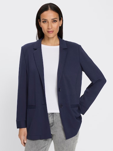 heine Jerseyblazer mit Reverskragen - marine