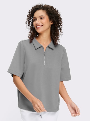 heine Poloshirt - steingrau