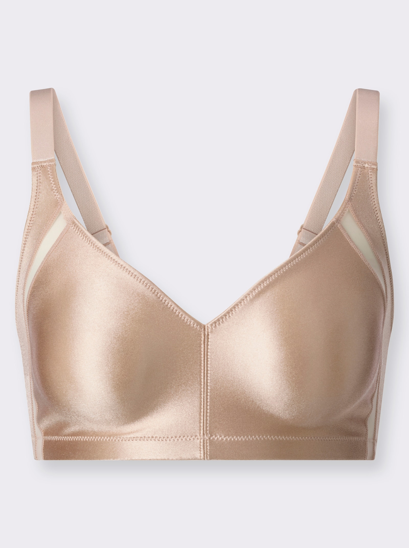 Naturana Minimizer-BH ohne Bügel in Glanz-Optik - sand