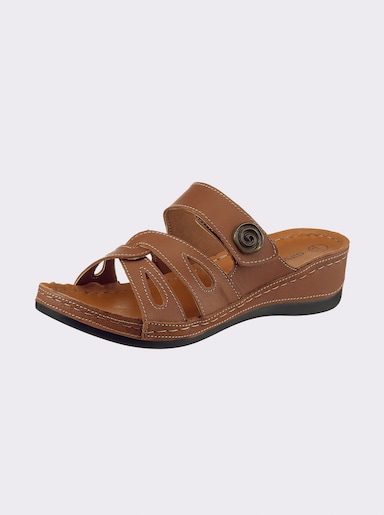 airsoft modern+ Pantolette - cognac