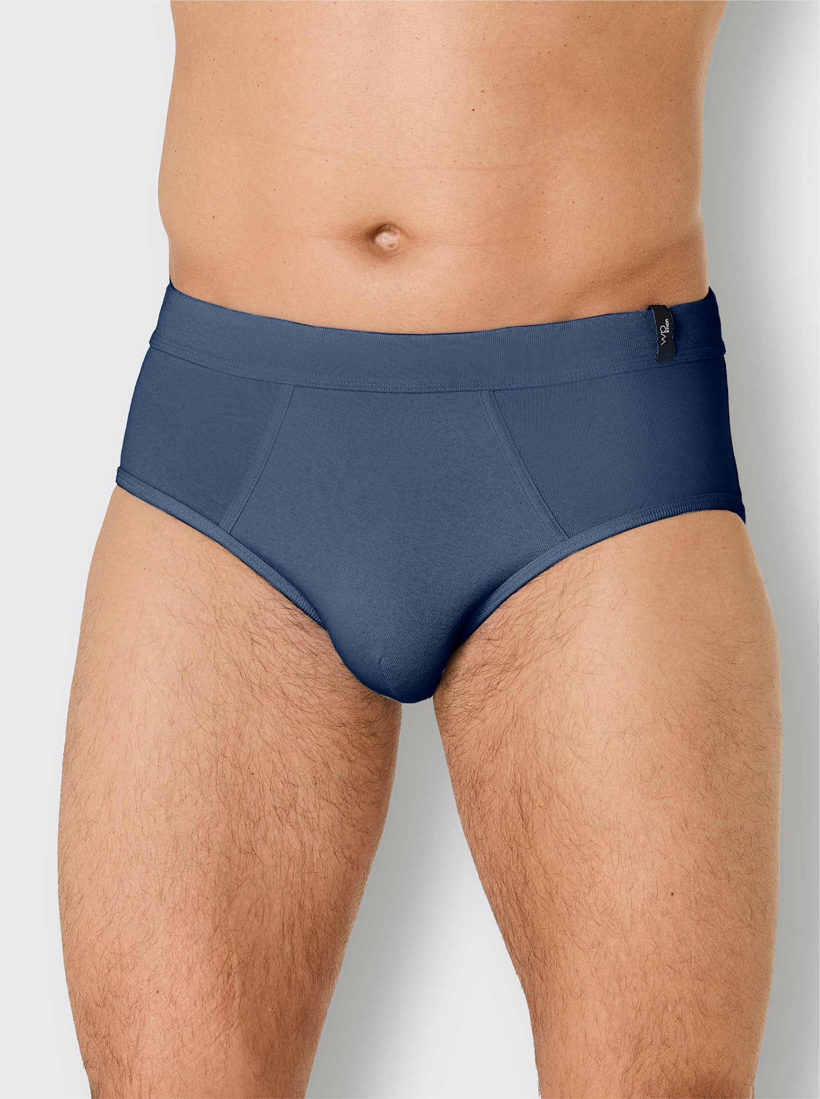 wäschepur men Slips - dunkelblau + dunkelblau-bedruckt