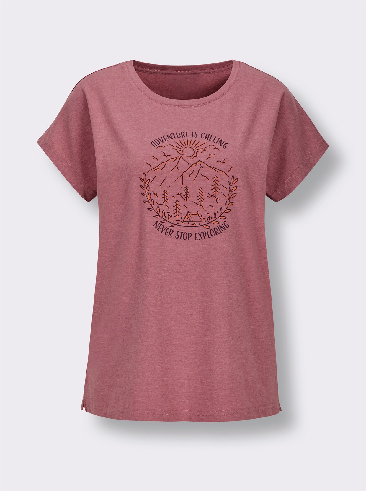 Catamaran Sports Freizeitshirt - violett-meliert