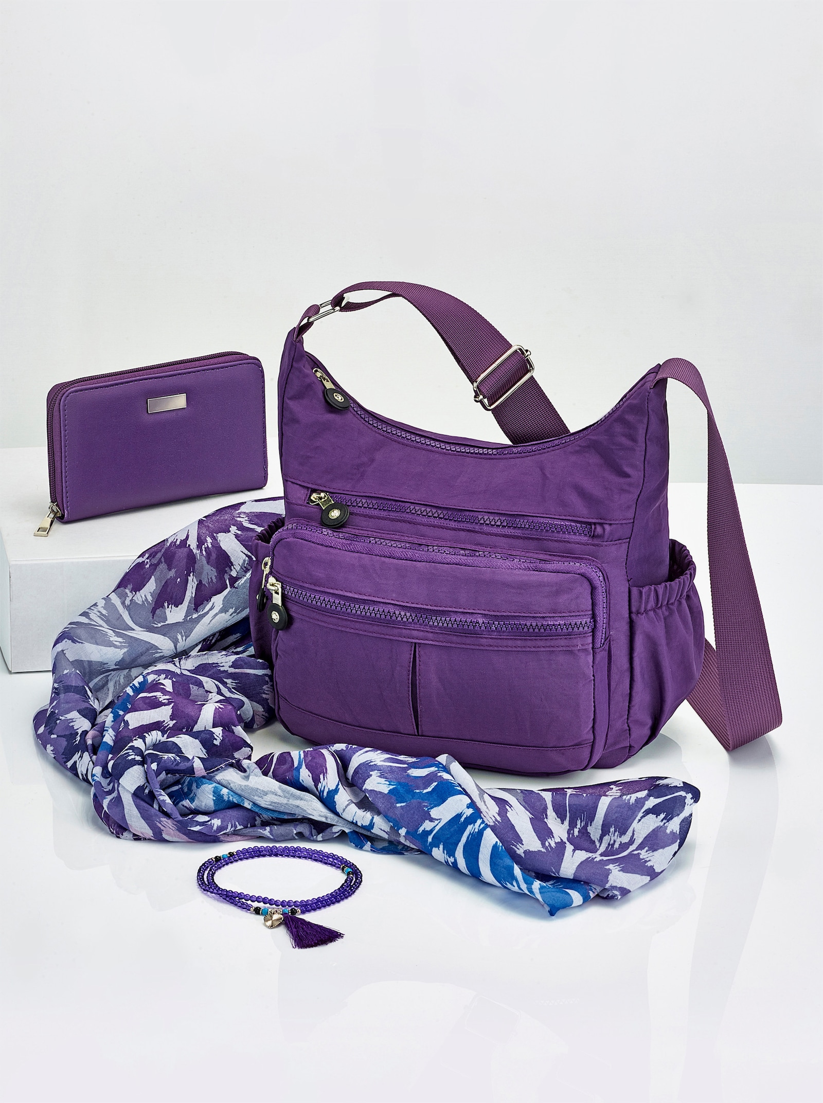 4tlg. Accessoires-Set - lila