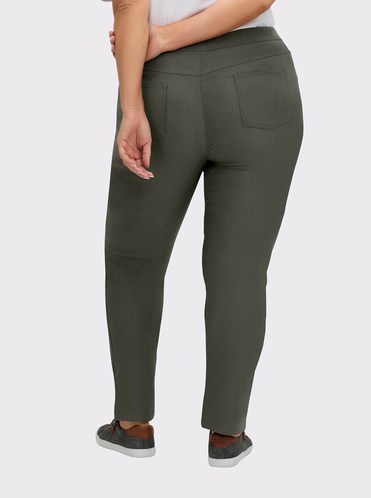 Hose innen angeraut - khaki