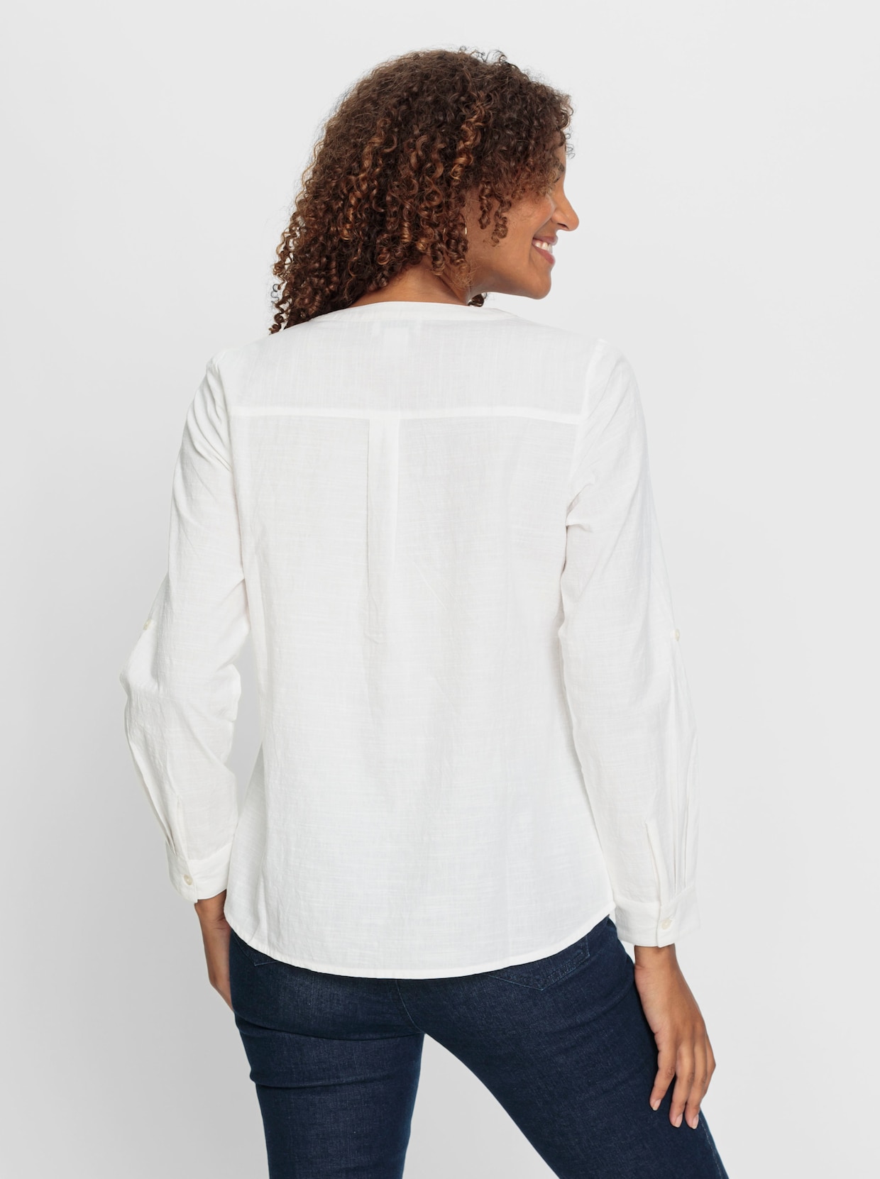 Comfortabele blouse - ecru