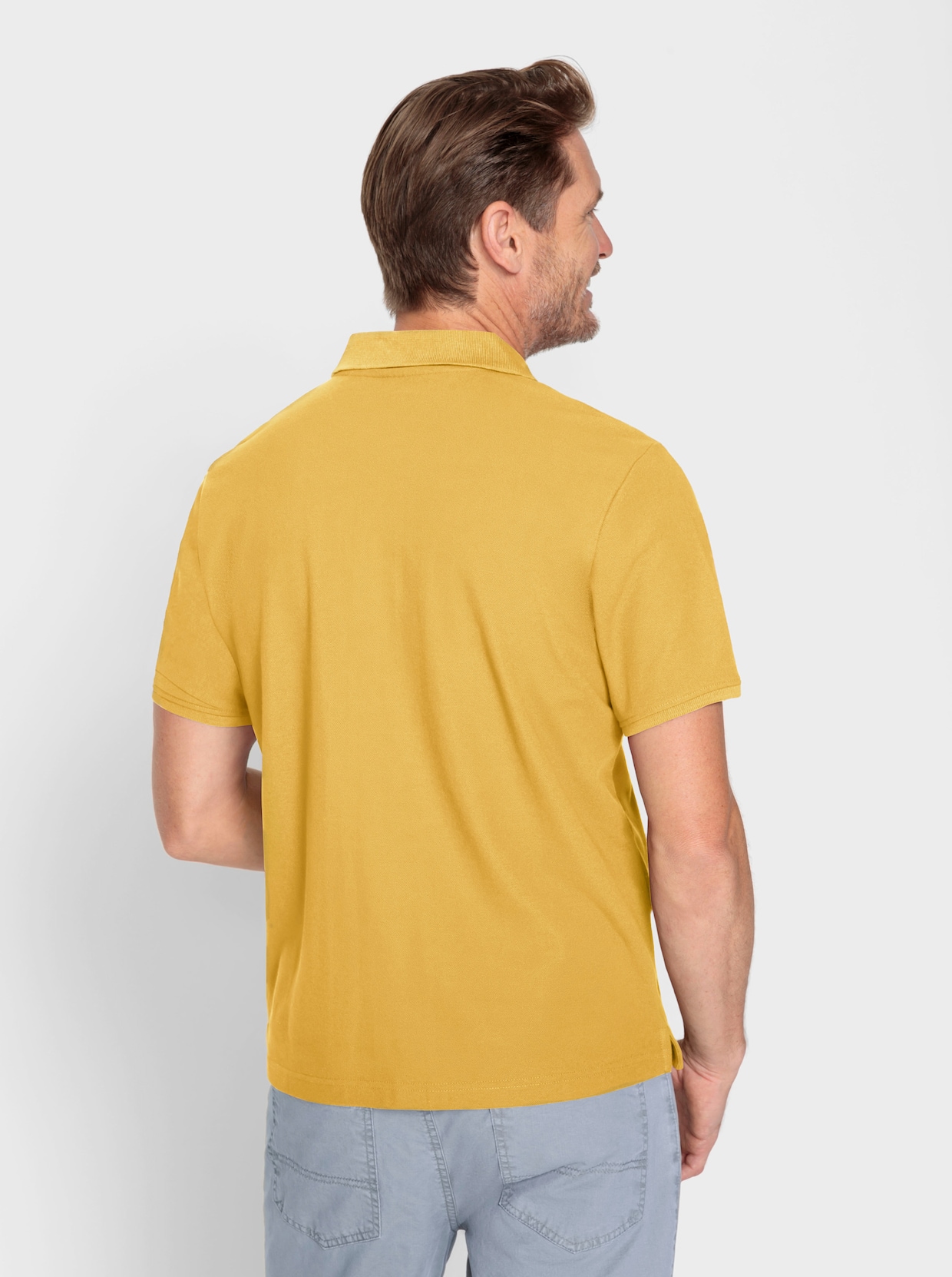 Catamaran Kurzarm-Poloshirt - gelb