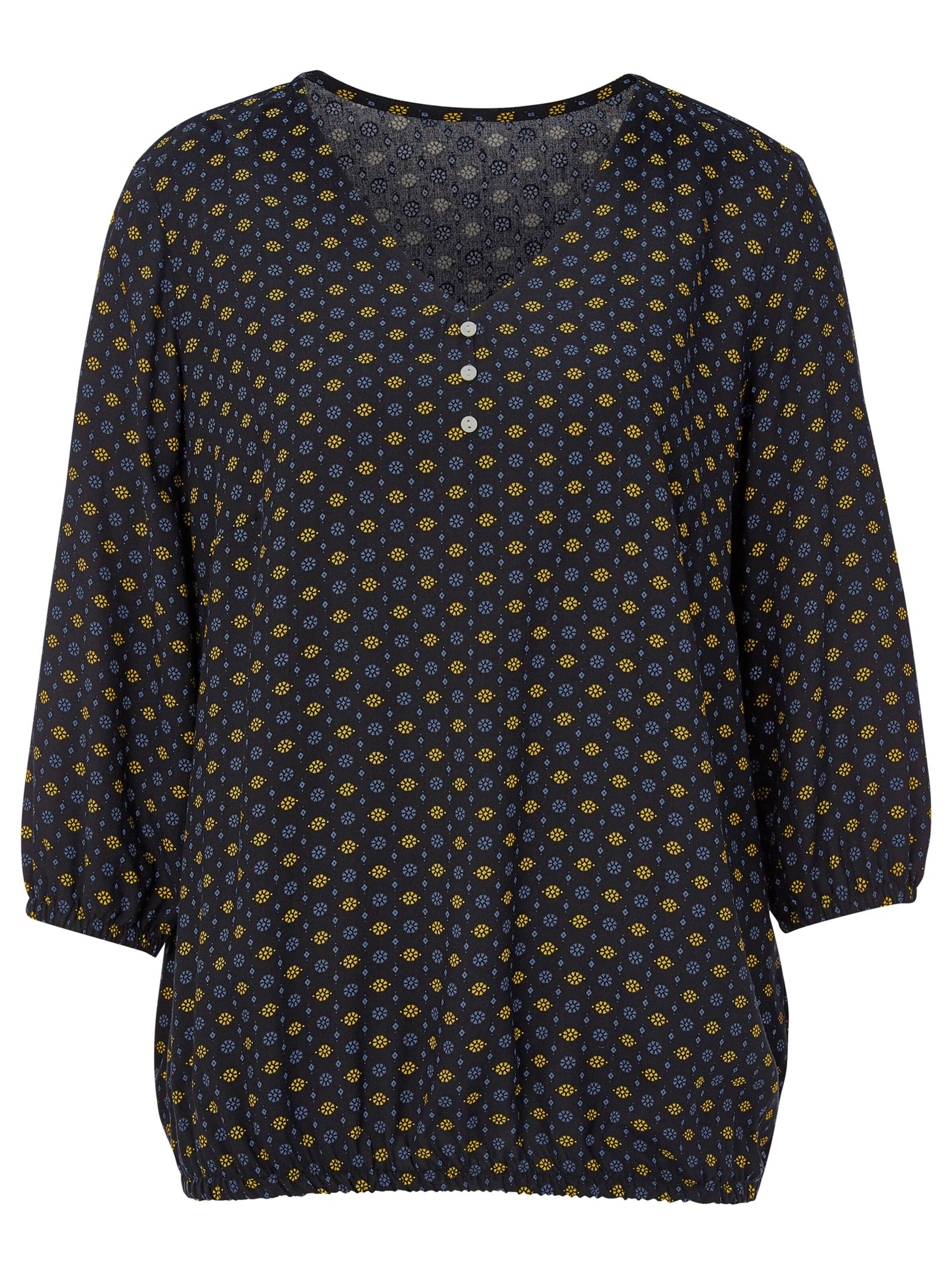 Bluse - marine-bedruckt