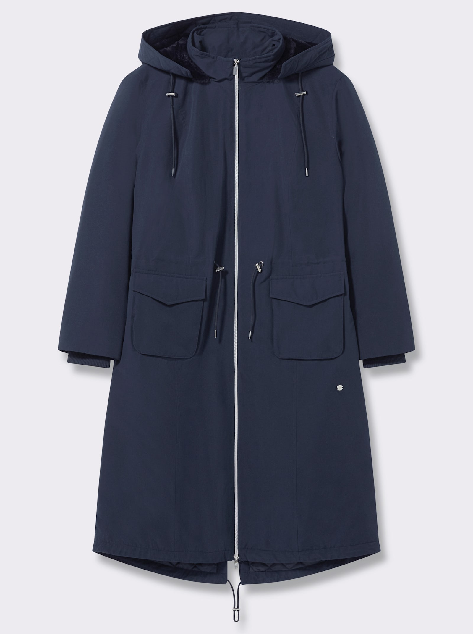 sheego Parka in wärmender Qualität - tiefblau