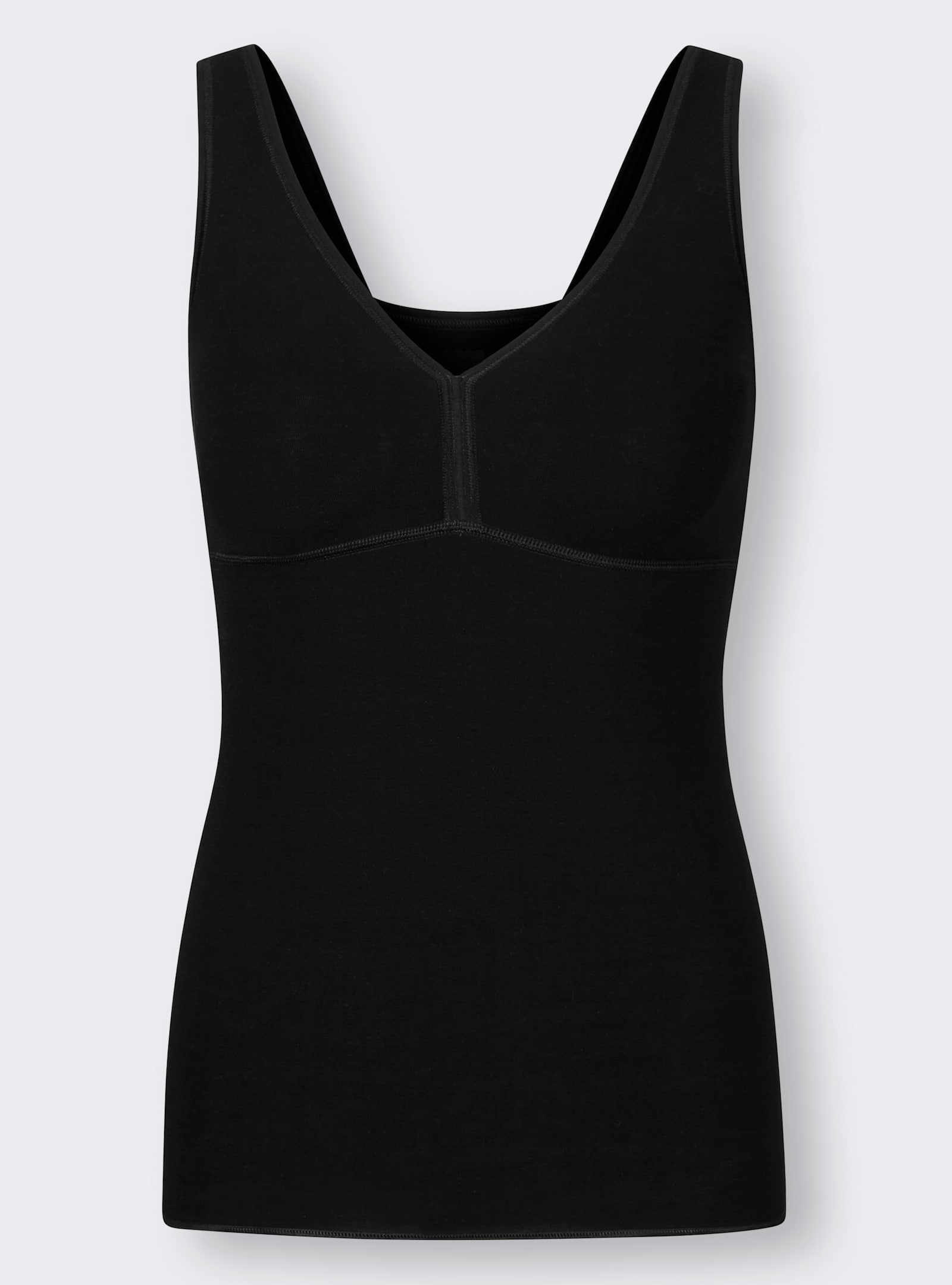 Speidel BH-Hemd ohne Bügel - schwarz