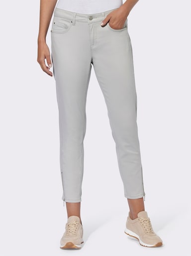 heine 5-Pocket-Hose - hellgrau