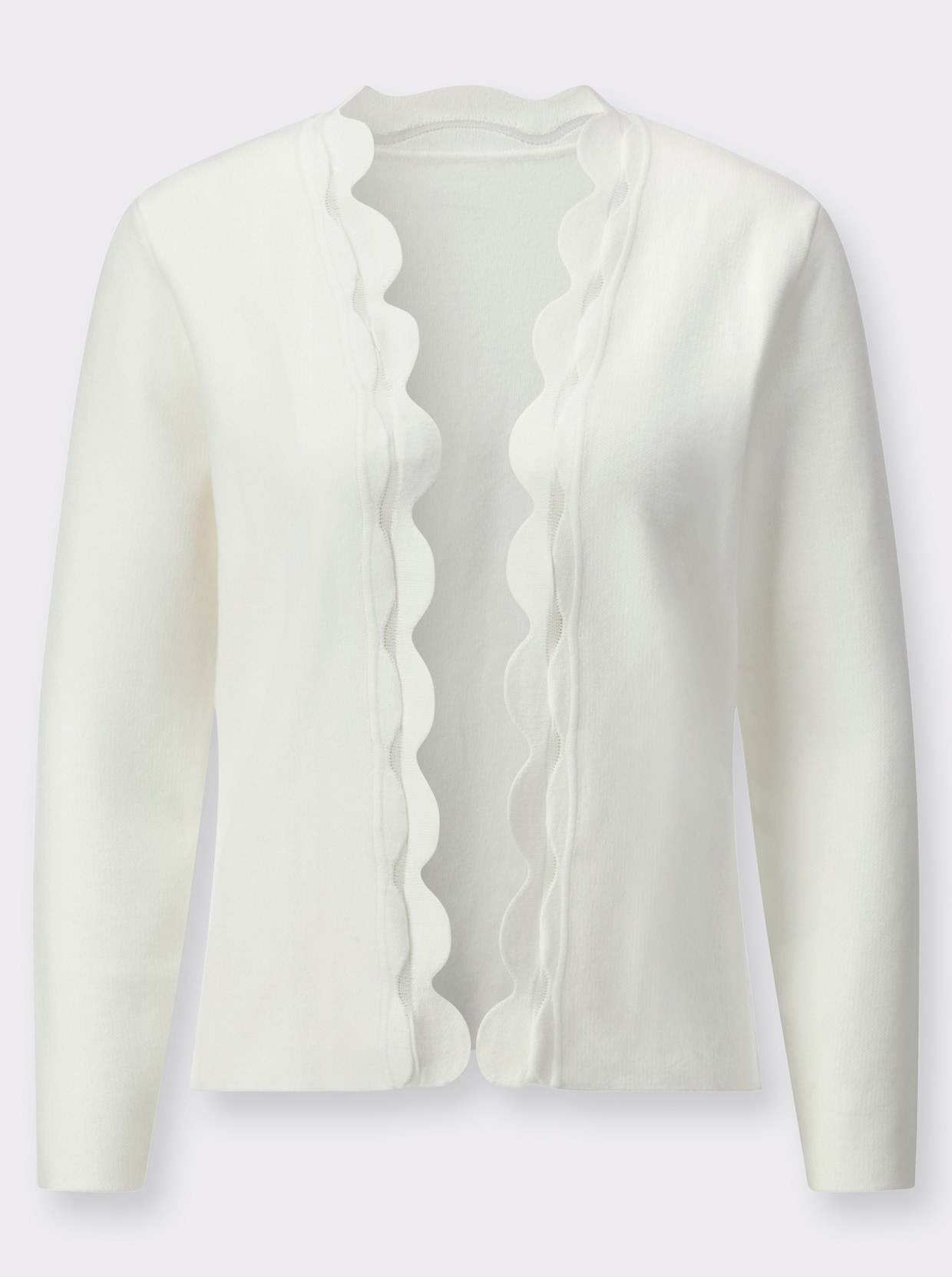 Strickjacke - ecru