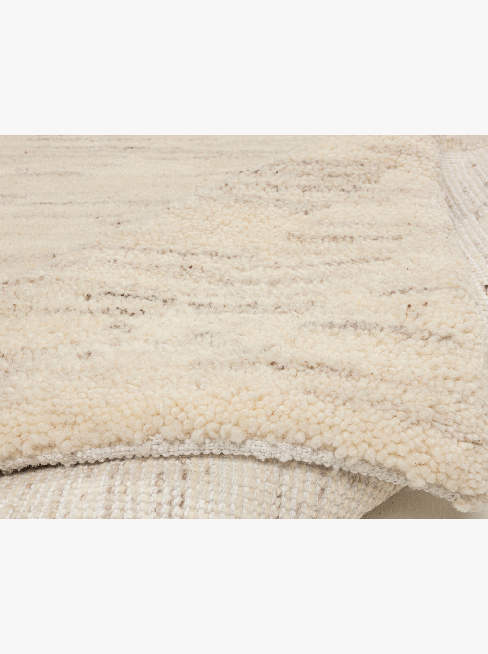 Theko Teppich - natur-grau