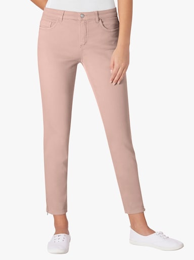 Ascari Stretch-Jeans mit Bauch-weg-Effekt - rosé