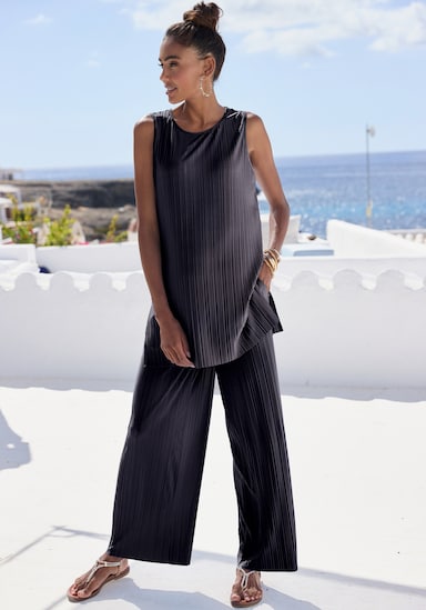 LASCANA Longtop - schwarz