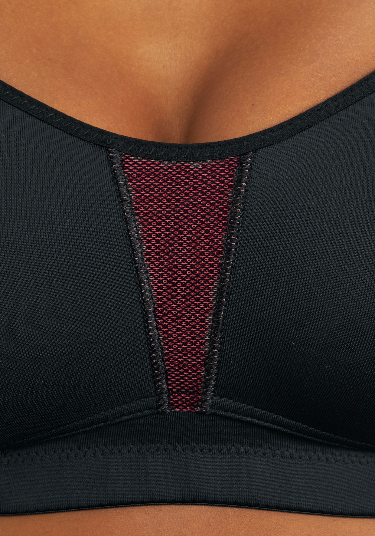 H.I.S Sport-BH - schwarz-pink