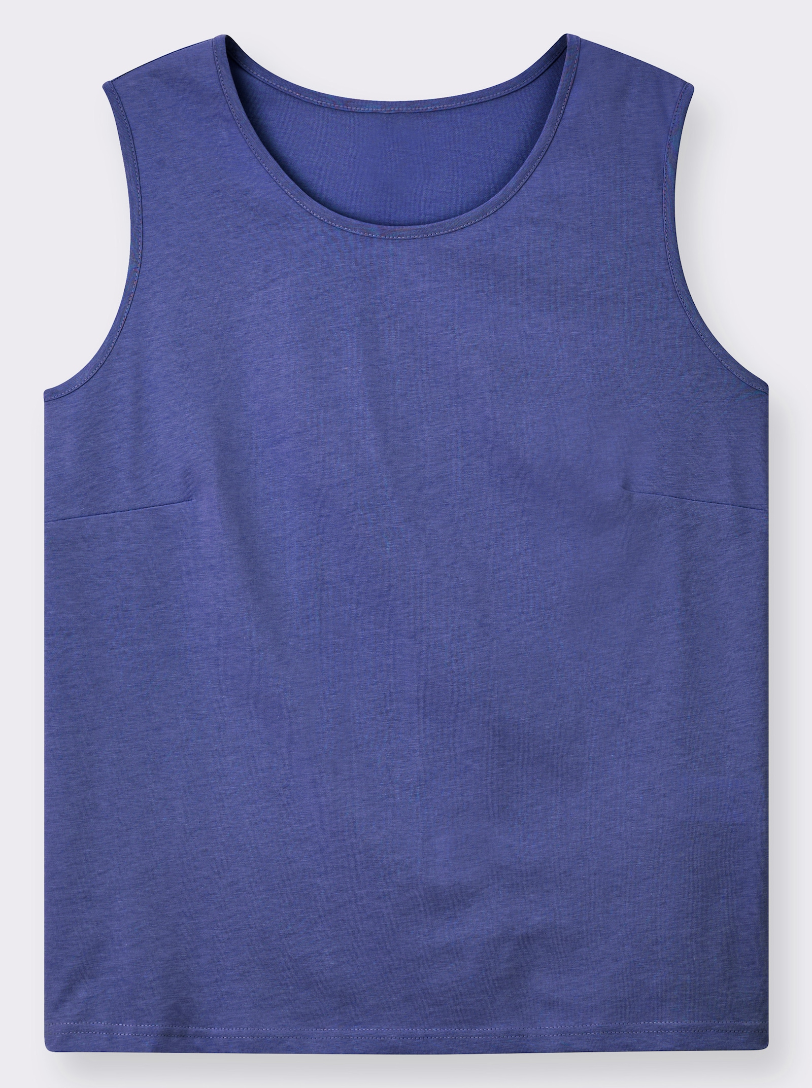 Trägertop mit Rundhals-Ausschnitt - royalblau