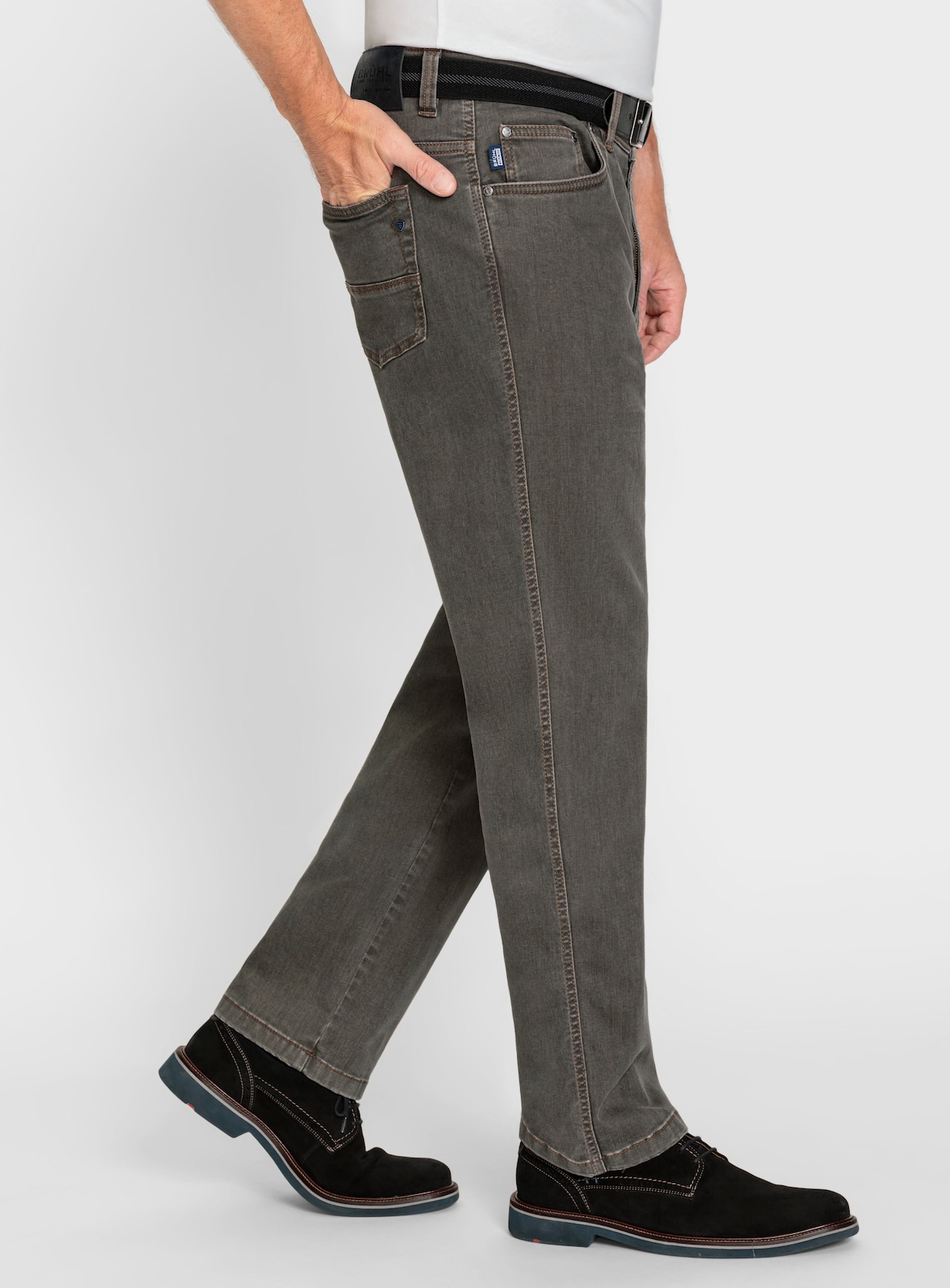 Jeans - grijs/bruin