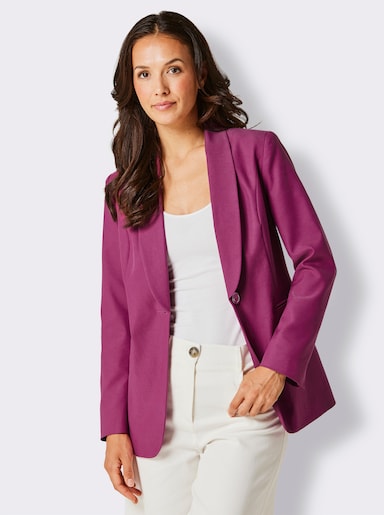 CREATION L PREMIUM Longblazer in Lyocell-Mix-Qualität - magenta