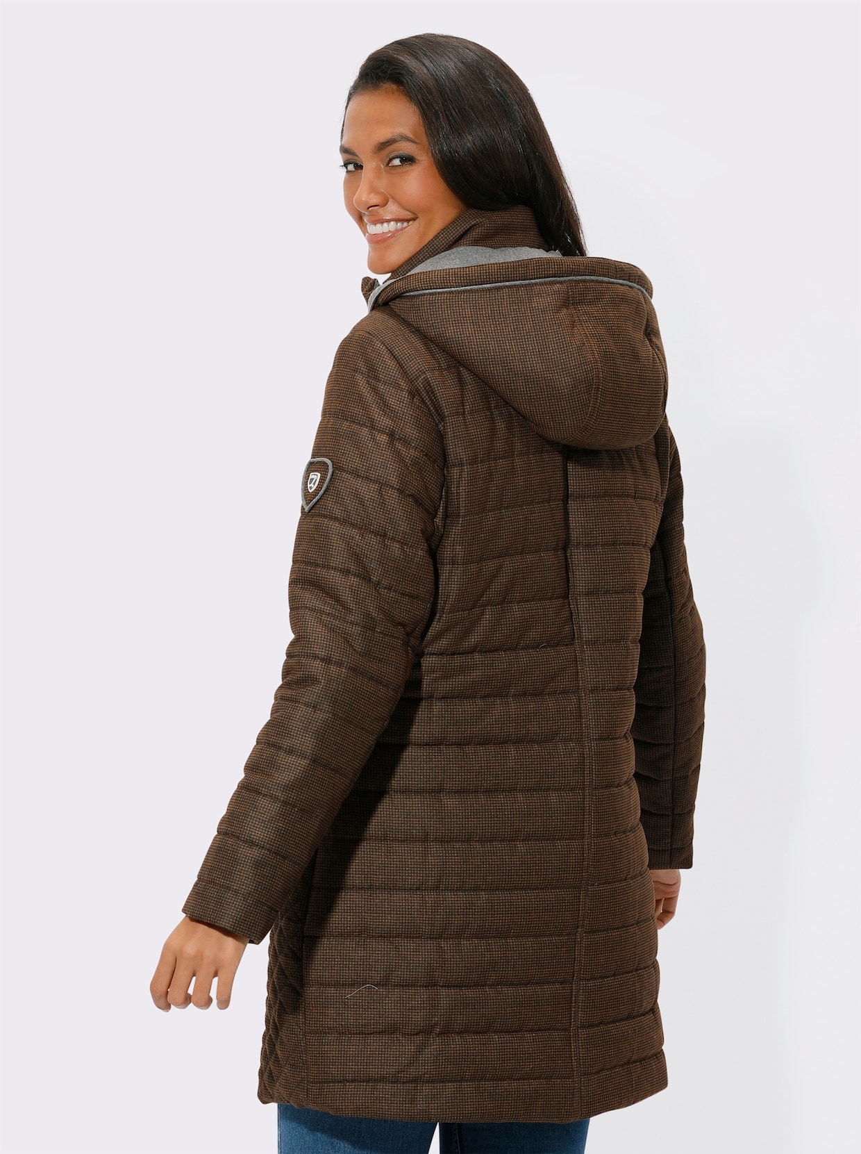 Longjacke - cognac