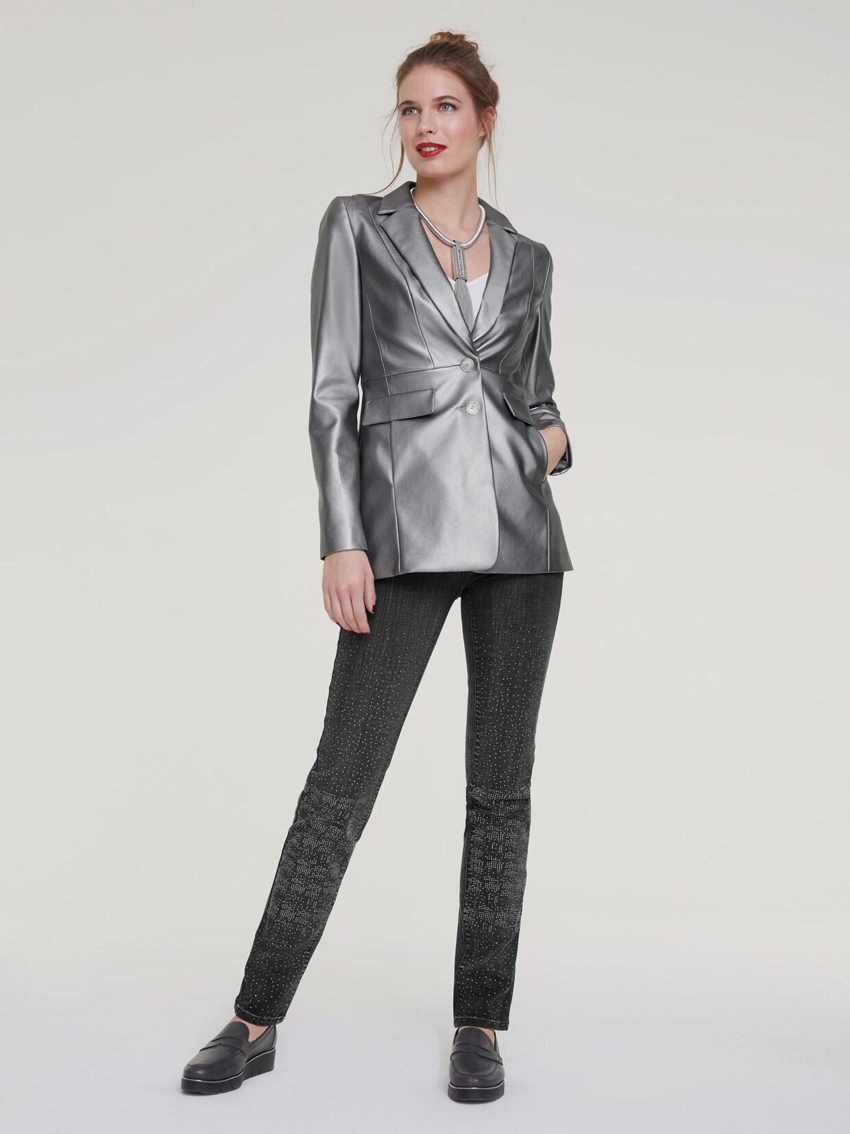 Ashley Brooke Blazer - grau