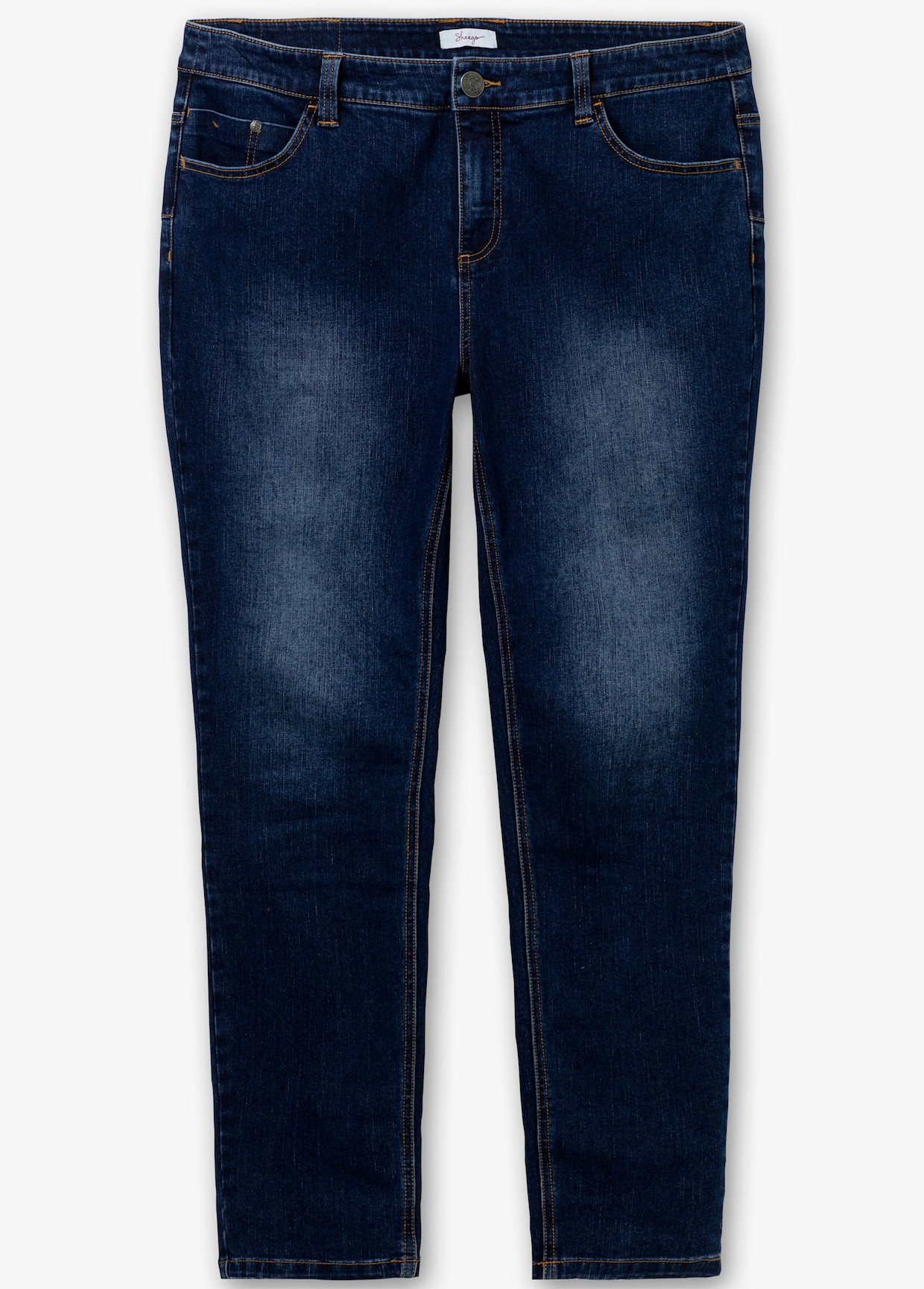 sheego Jean skinny - bleu denim foncé