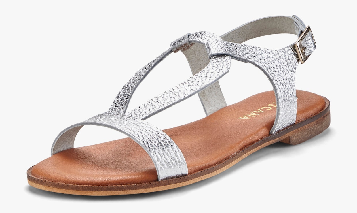 LASCANA sandalen - Zilverkleur