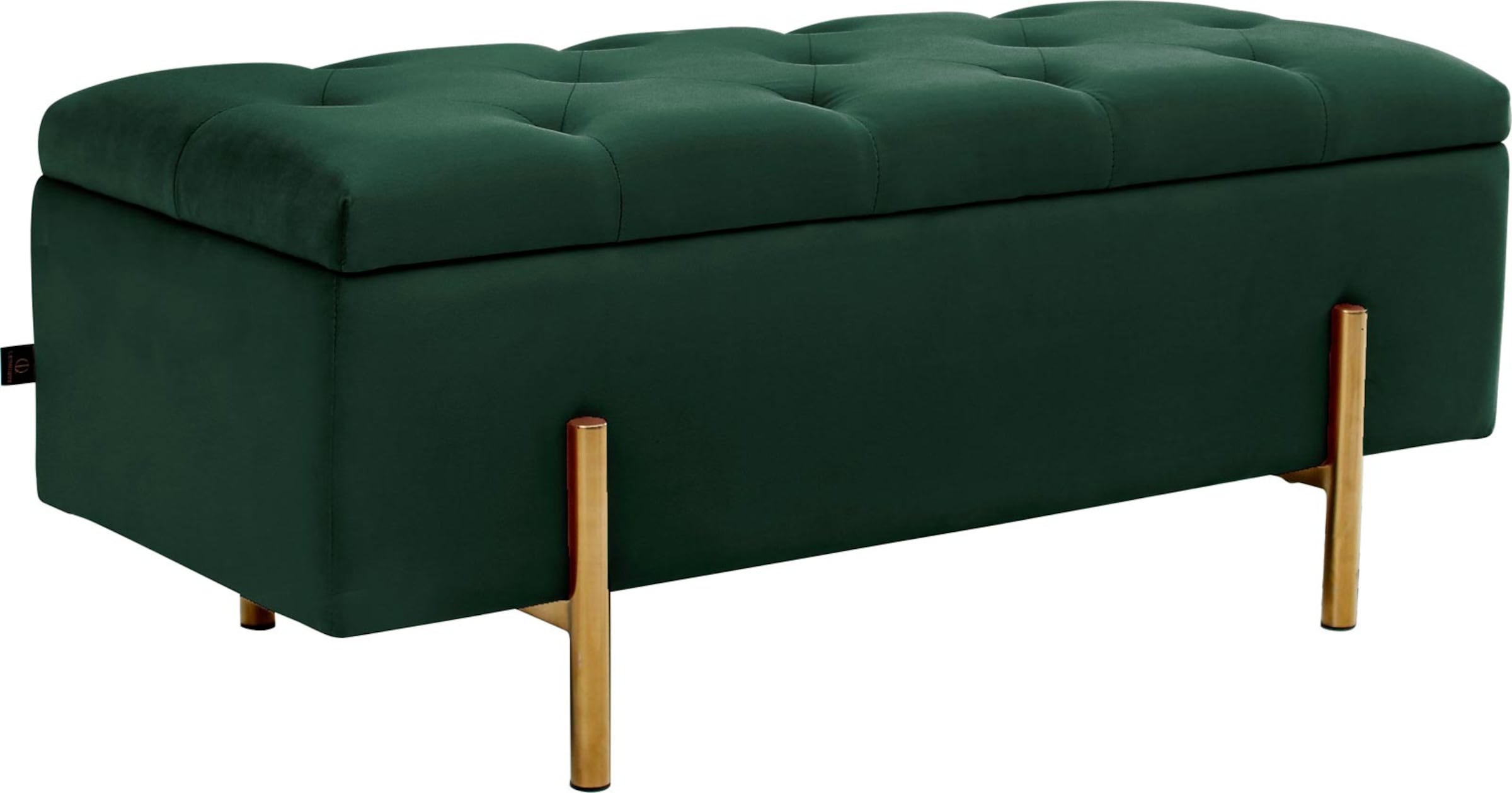Möbel Bänke & Hocker Leonique Bettbank in grün 