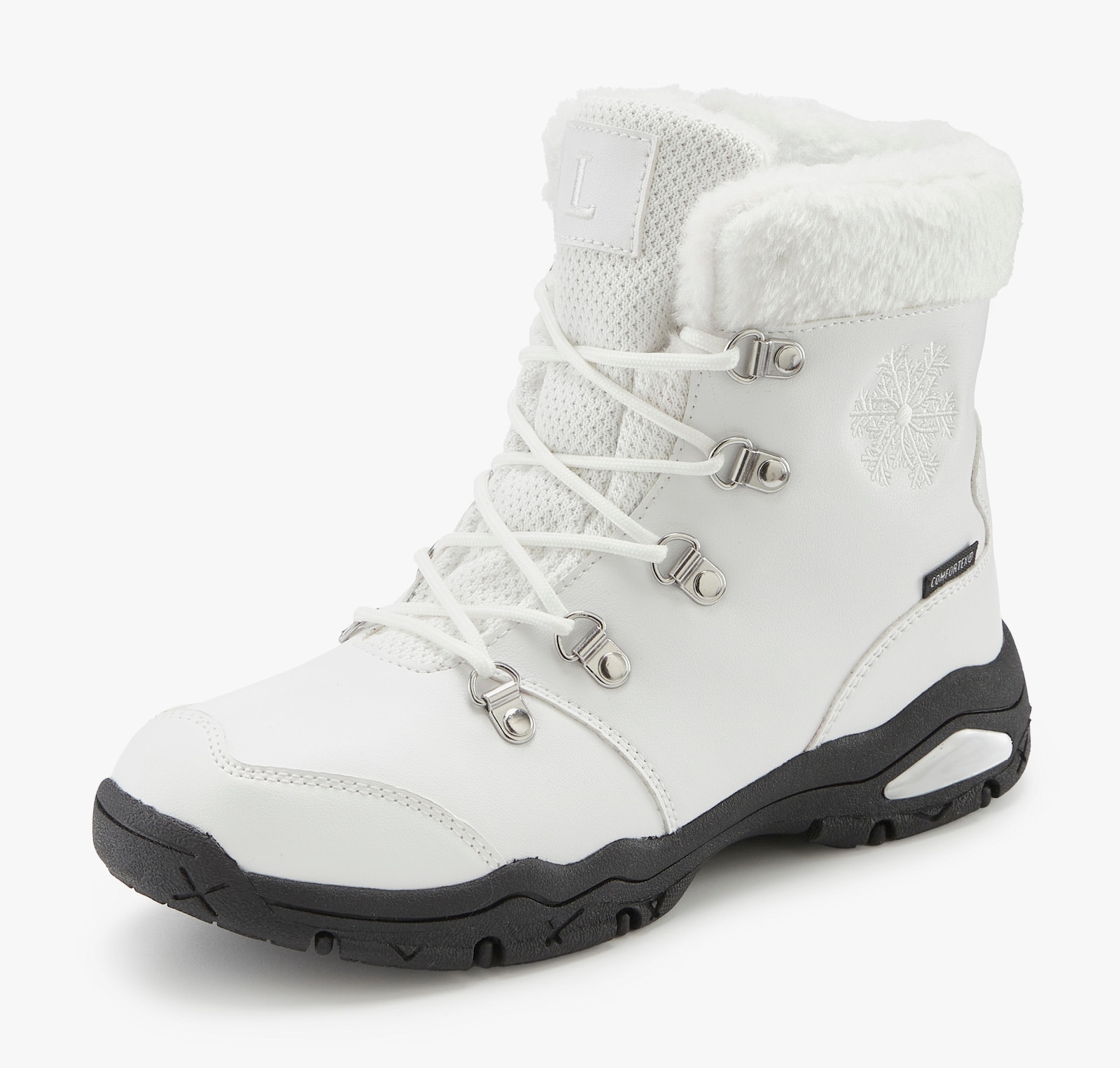 LASCANA Winterstiefelette - weiß