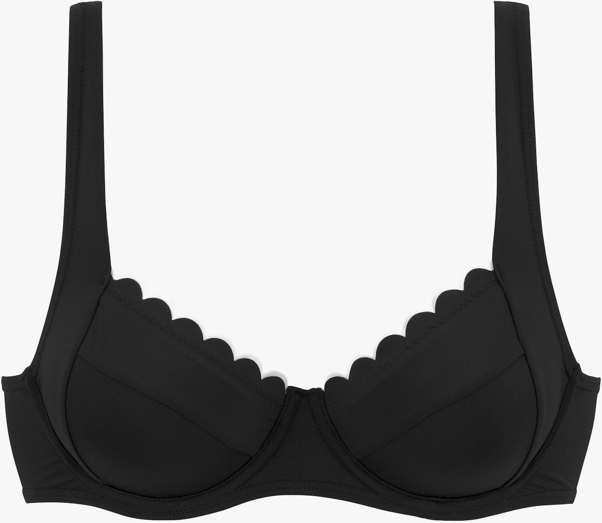 LASCANA Bügel-Bikini-Top - schwarz