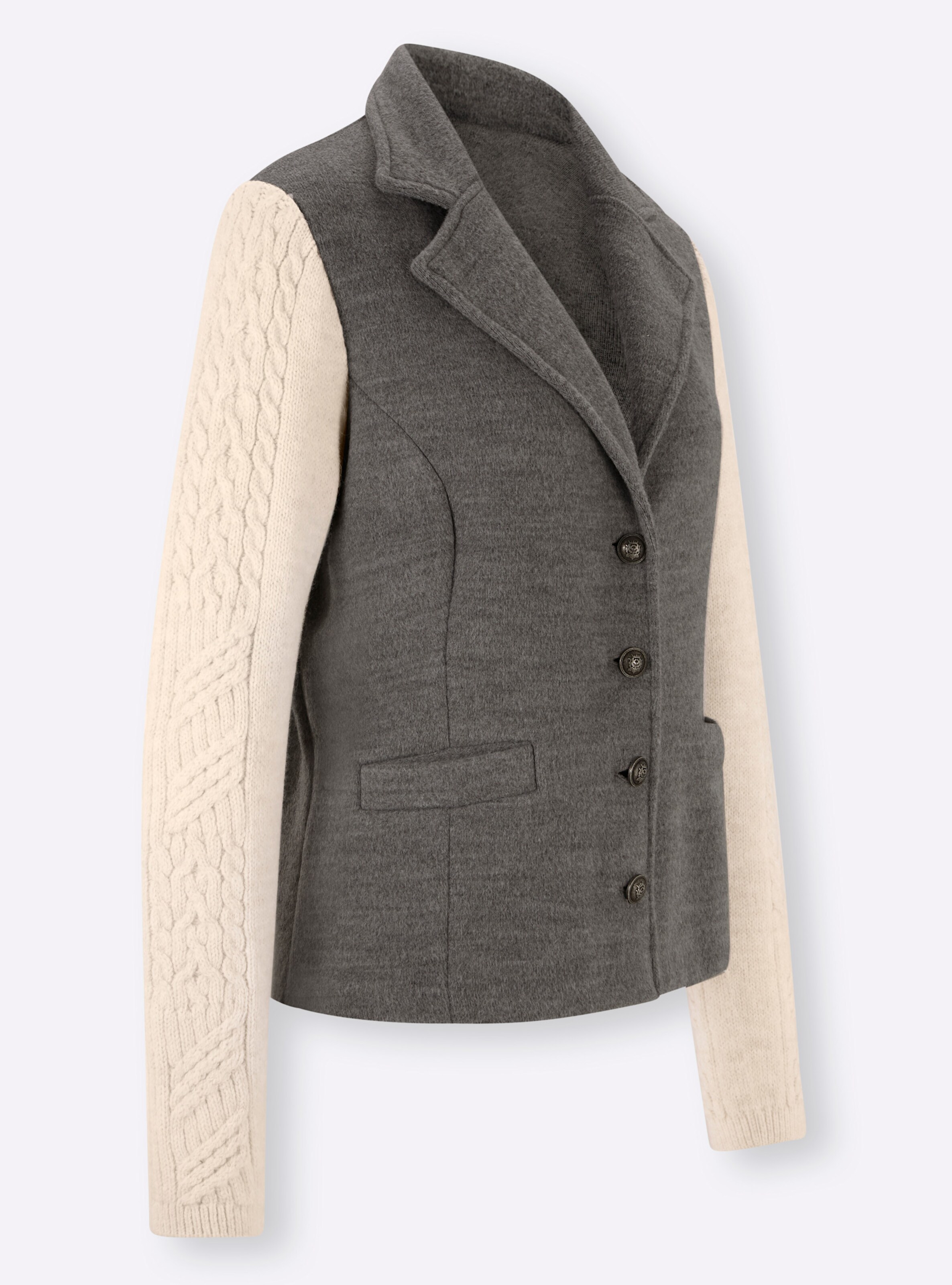 Witt Weiden Damen Blazer grau champagner  - Onlineshop Witt Weiden
