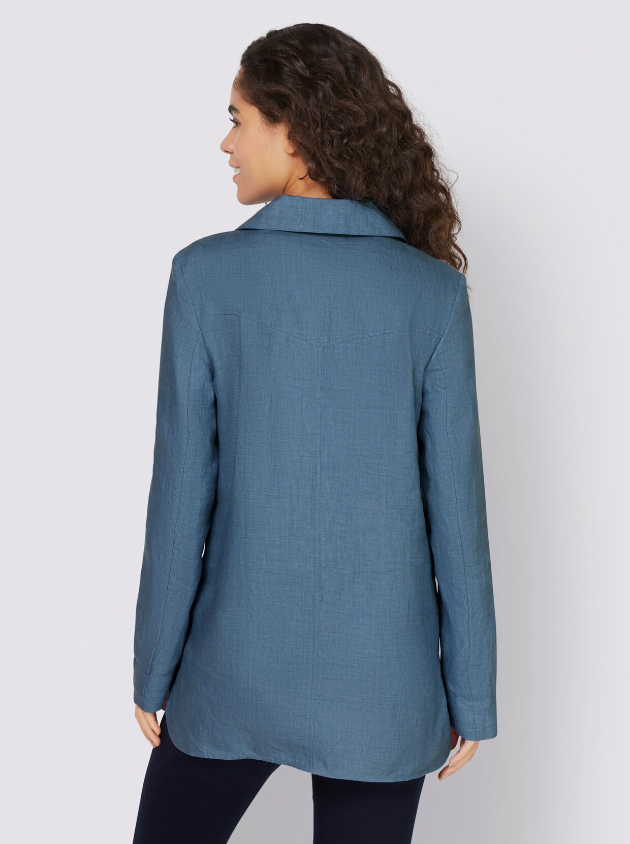 heine Jacke - mittelblau