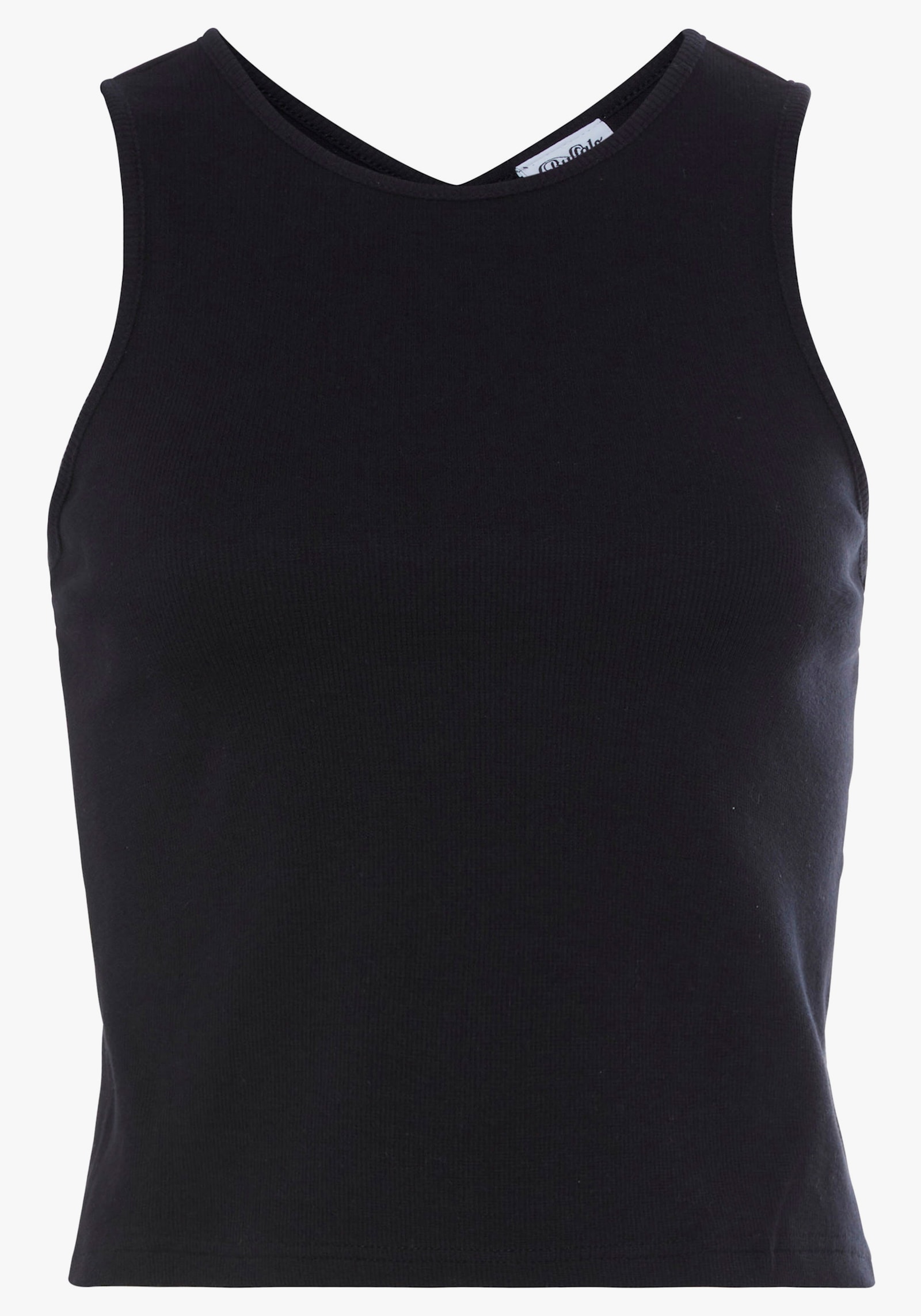 s.Oliver Ripptanktop - schwarz