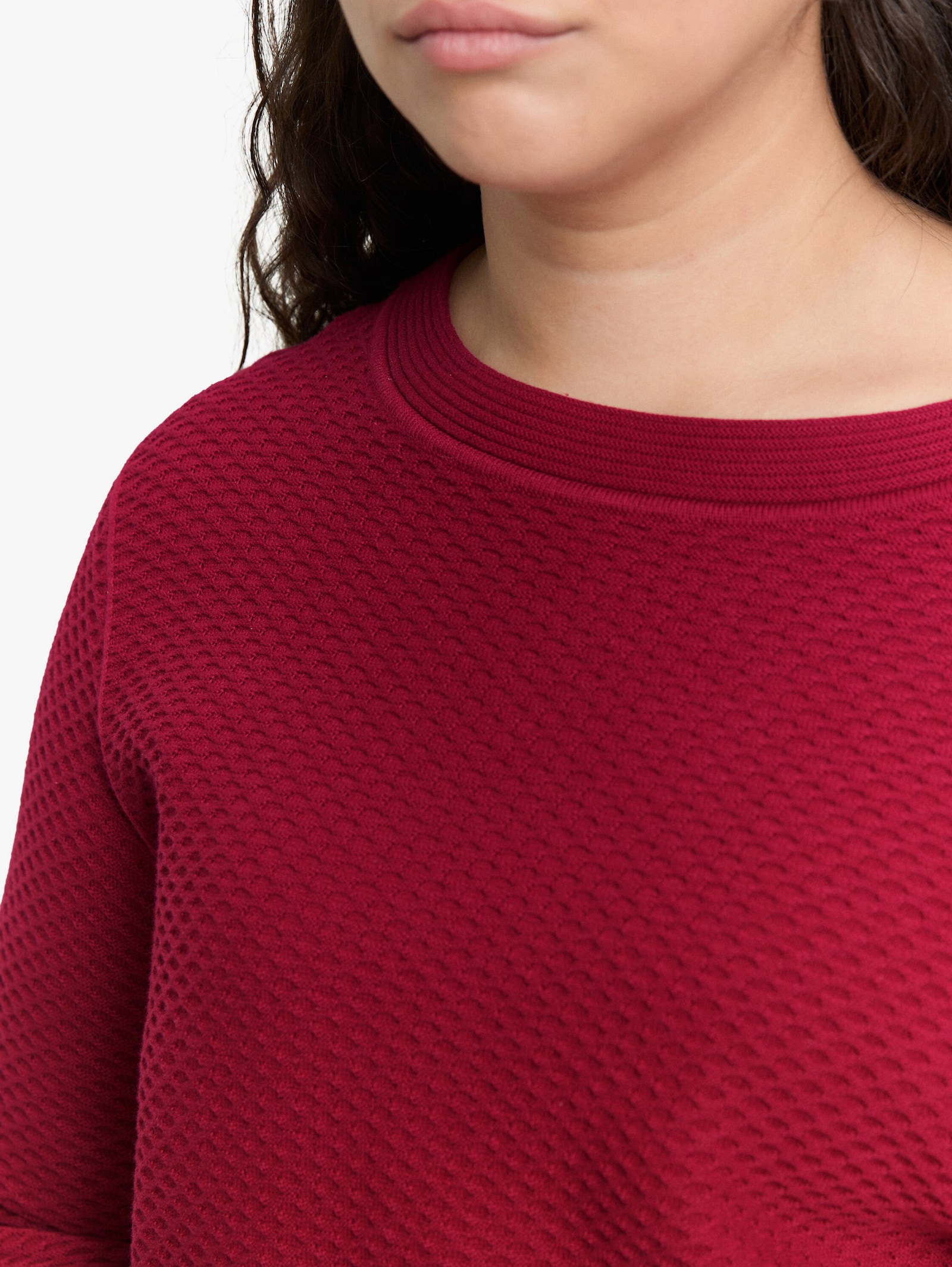 Strickpullover - rumba red