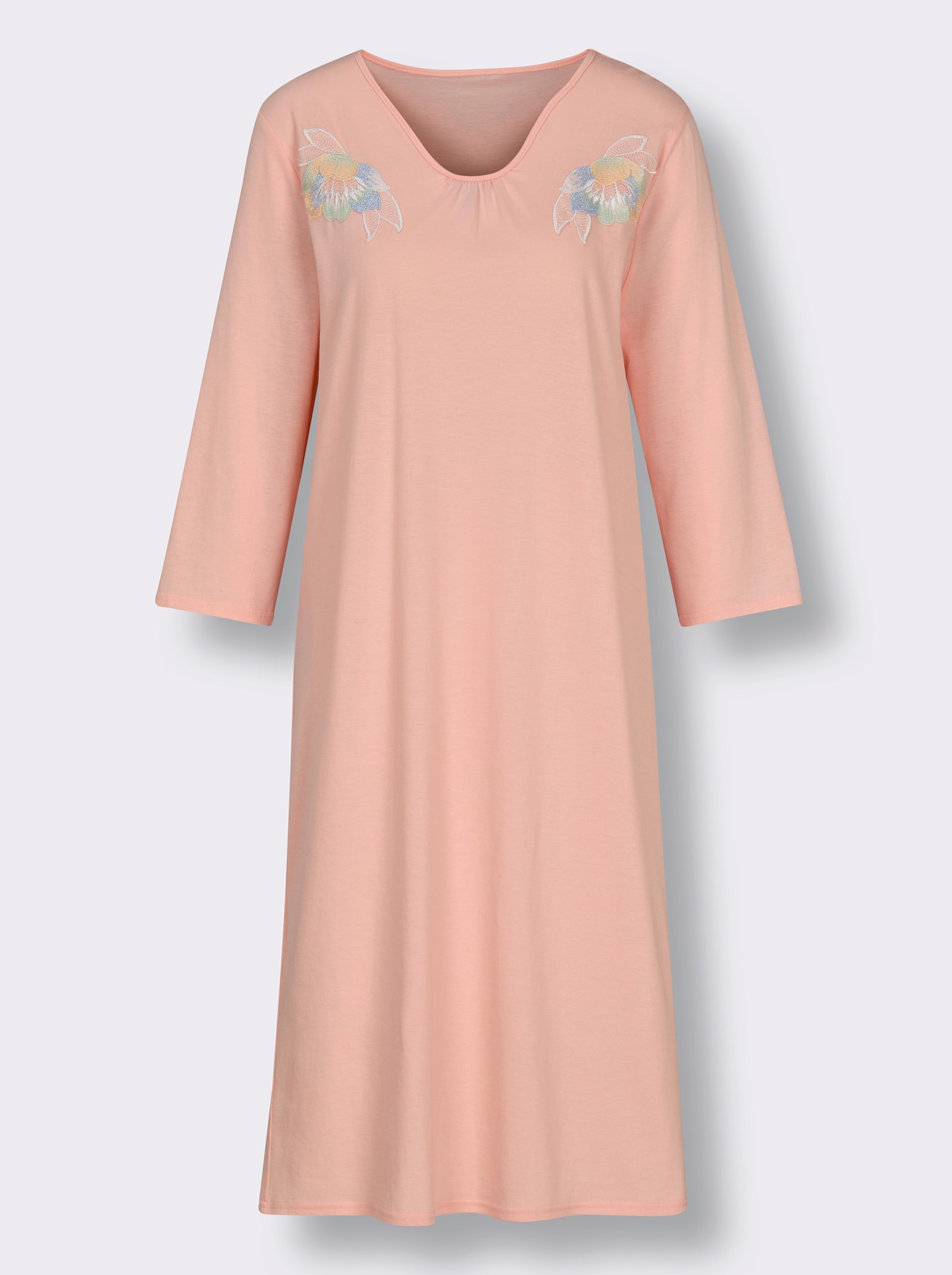 wäschepur Nachthemd mit Spitze - apricot