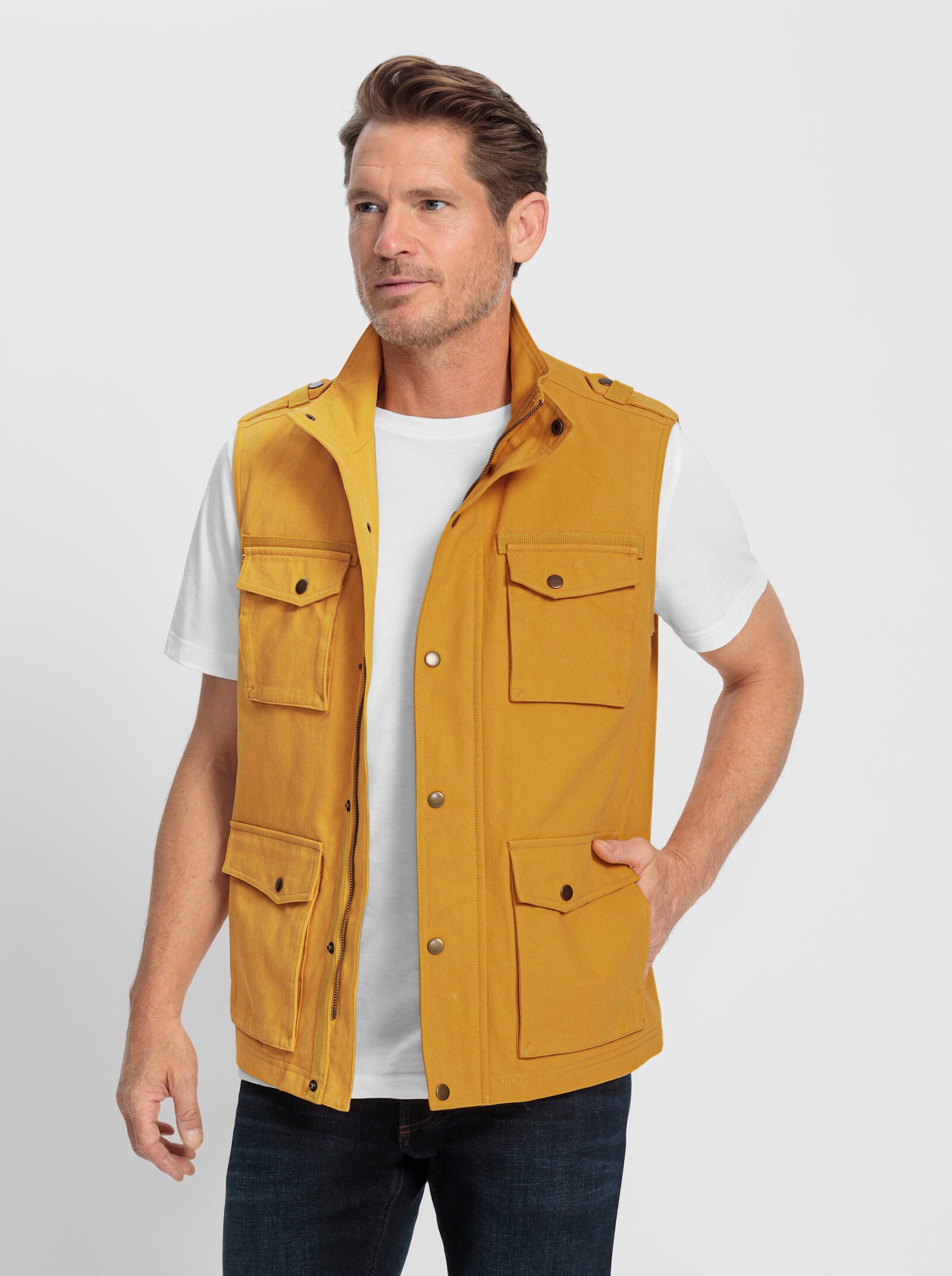 Marco Donati Weste - ocker