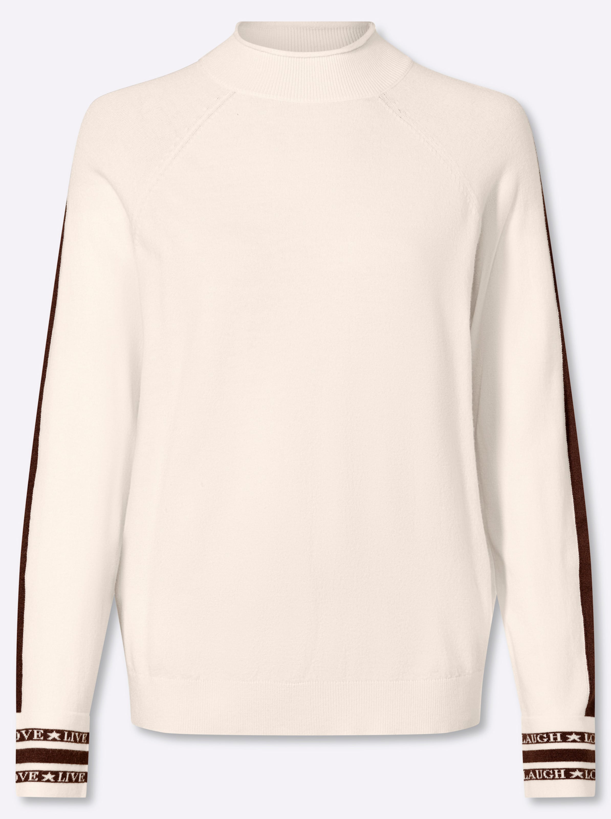 Heine Damen Champagner Stehkragenpullover "Stehkragen-Pullover" von Baur - Bild 2