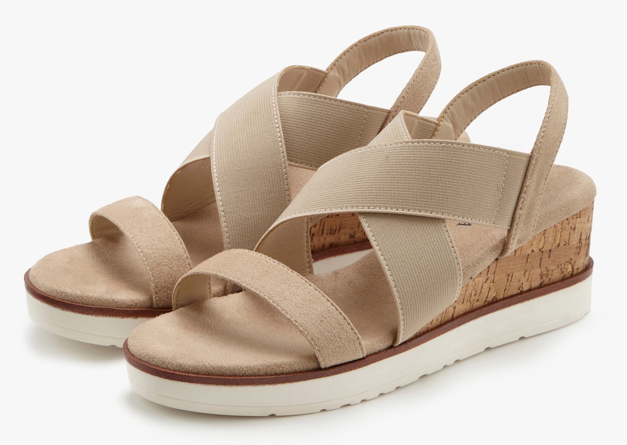 LASCANA Sandalen - beige