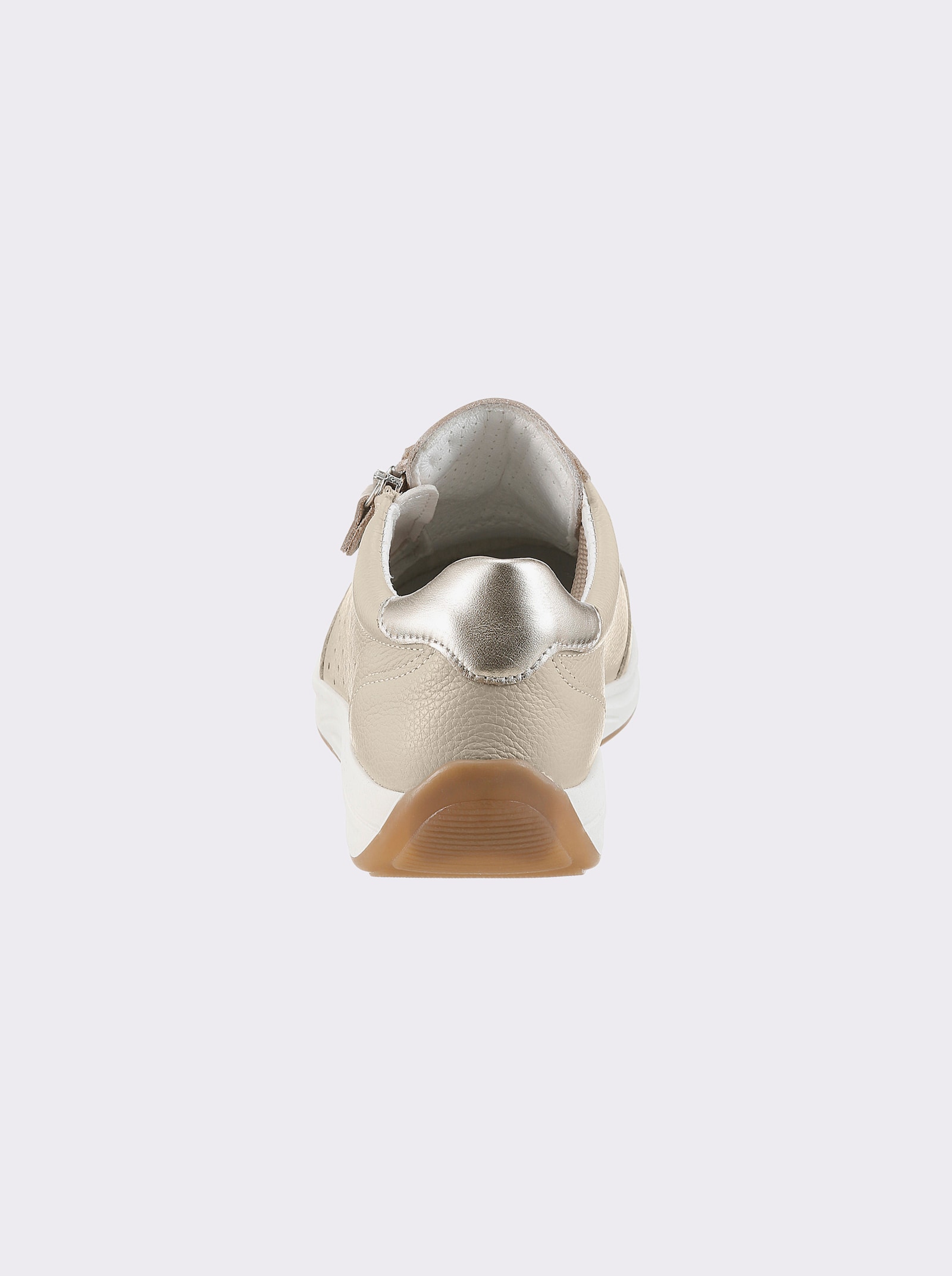 airsoft modern+ Sneaker mit Leder-Wechselfußbett - beige